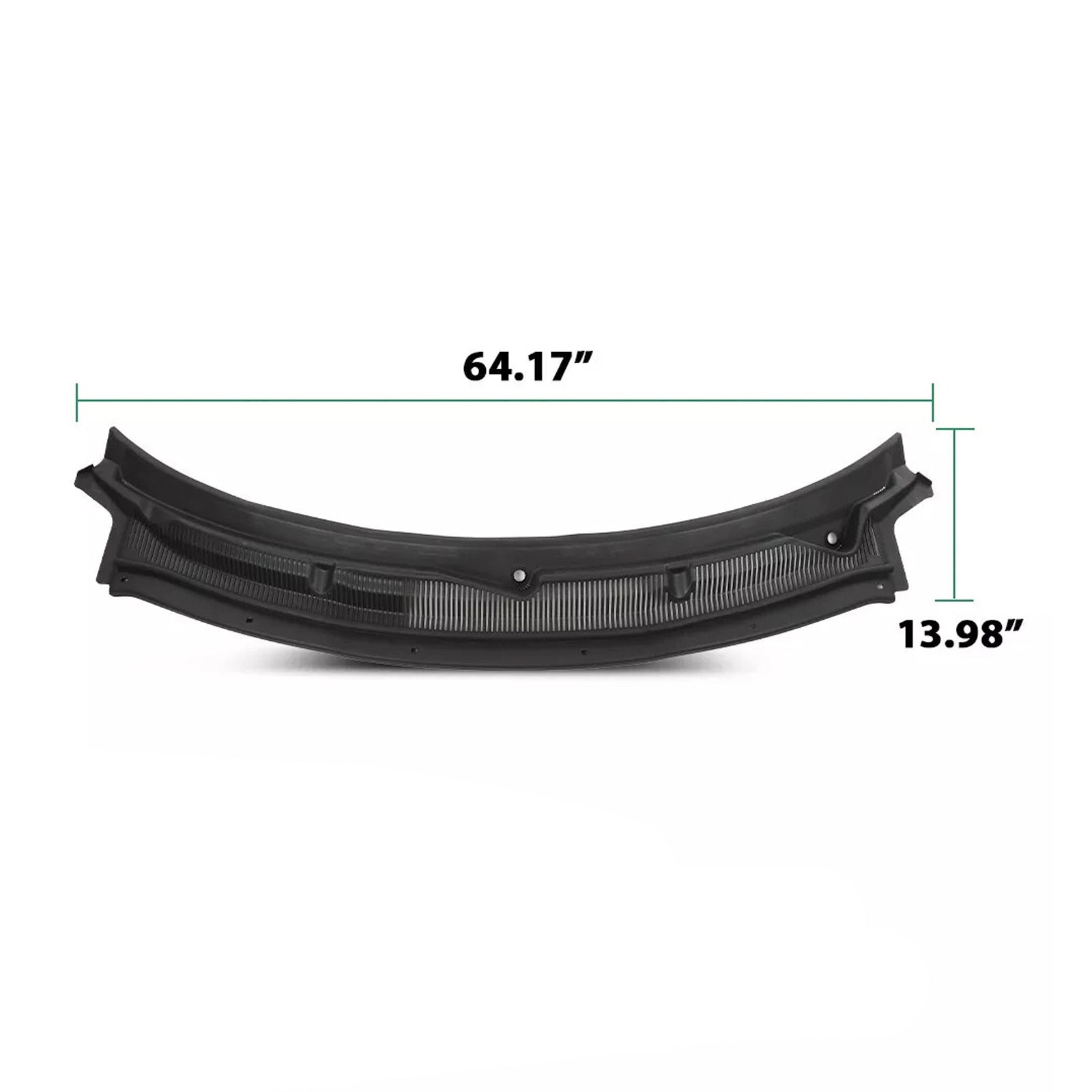 2016-2019 Ford Explorer Base, Limited, Platinum, Sport, XLT 2.3L L4 - Gas, 3.5L V6 - Gas Windshield Cowl Grille Top BB5Z78022A68AA