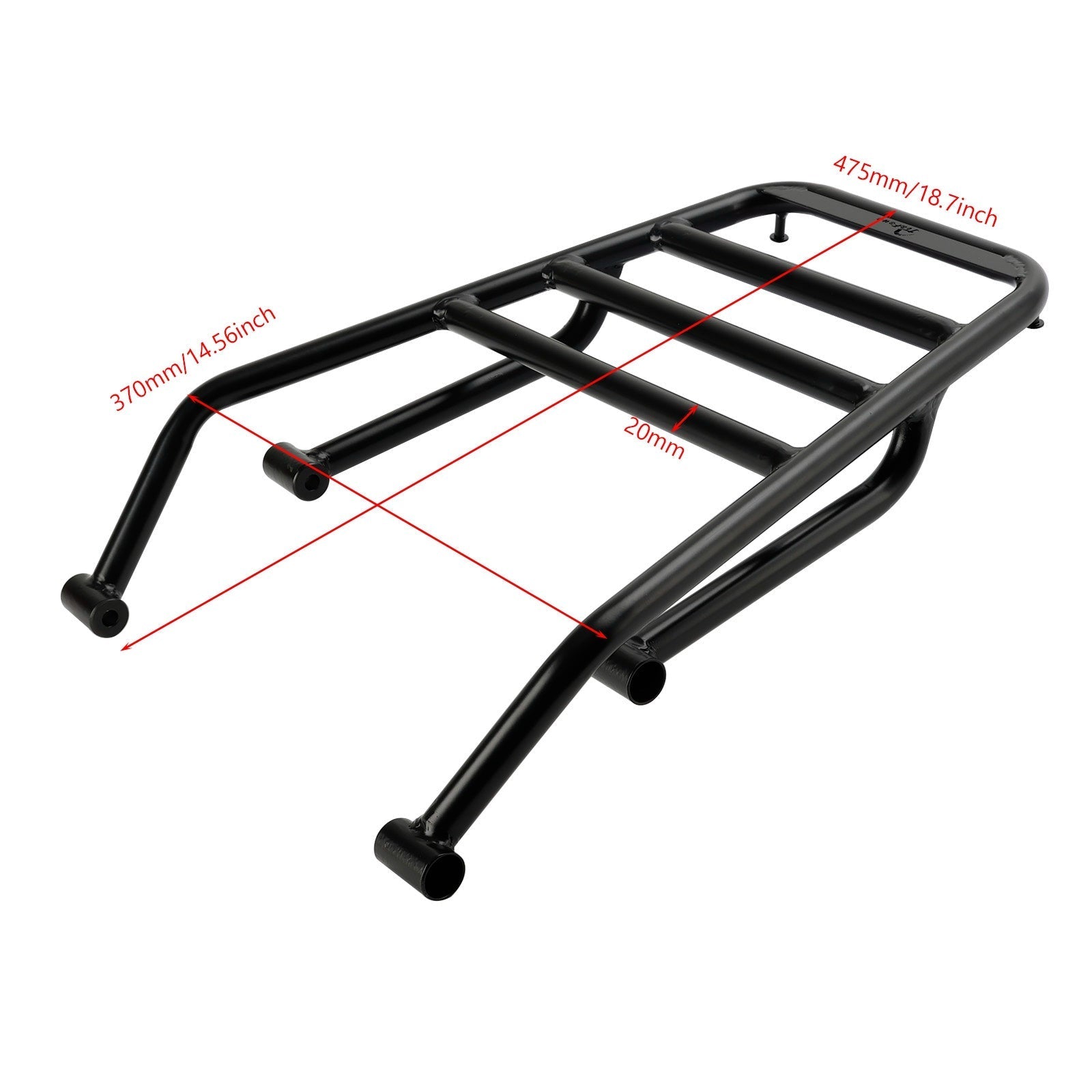 2023-2024 Honda CL 500 Black Rear Luggage Rack Carrier