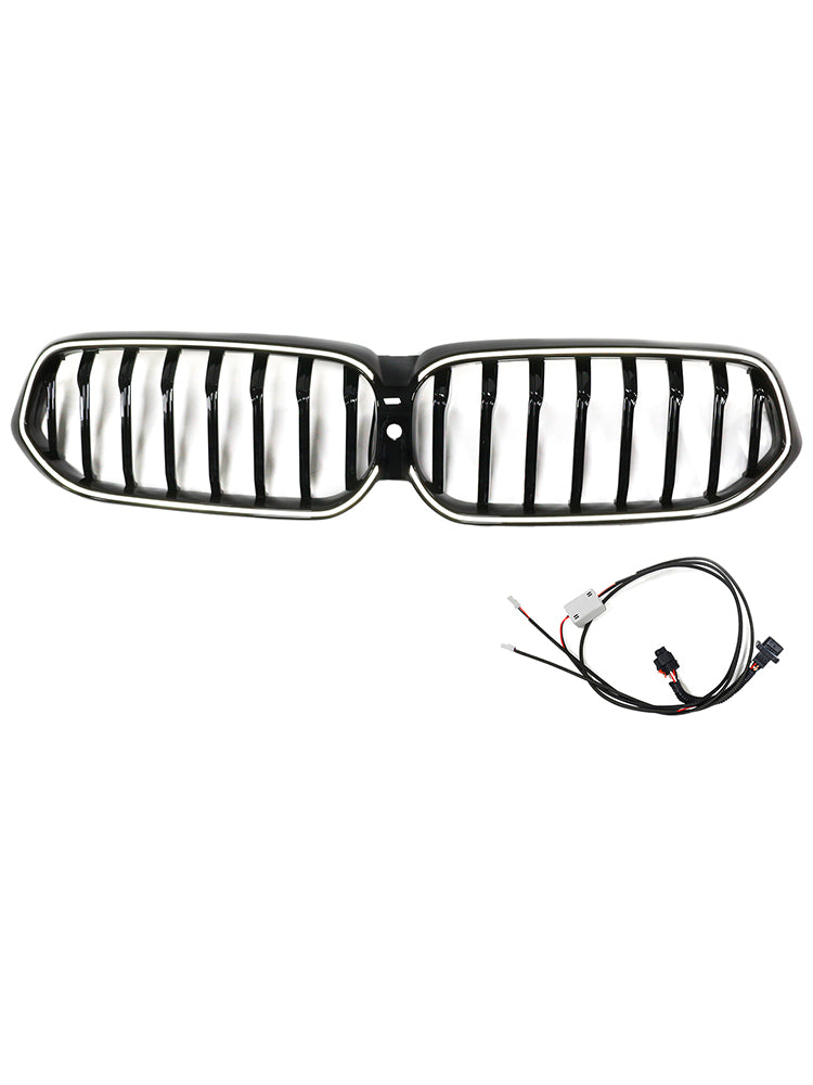 2020-2025 BMW 6 Series G32 Glossy Black Front Kidney Grill Grille