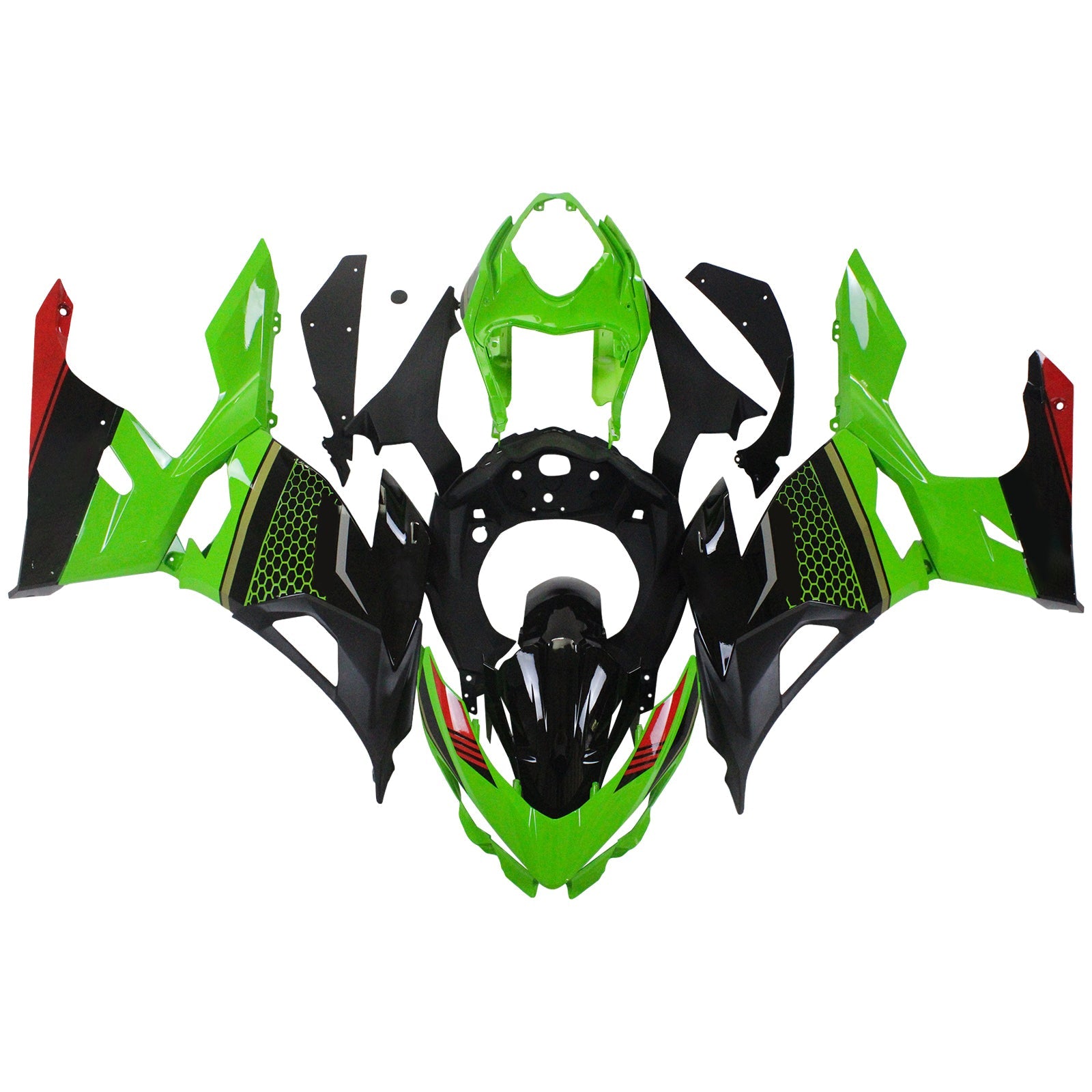 Injection Fairing Kit Bodywork For Kawasaki EX400 Ninja400 2018-2024