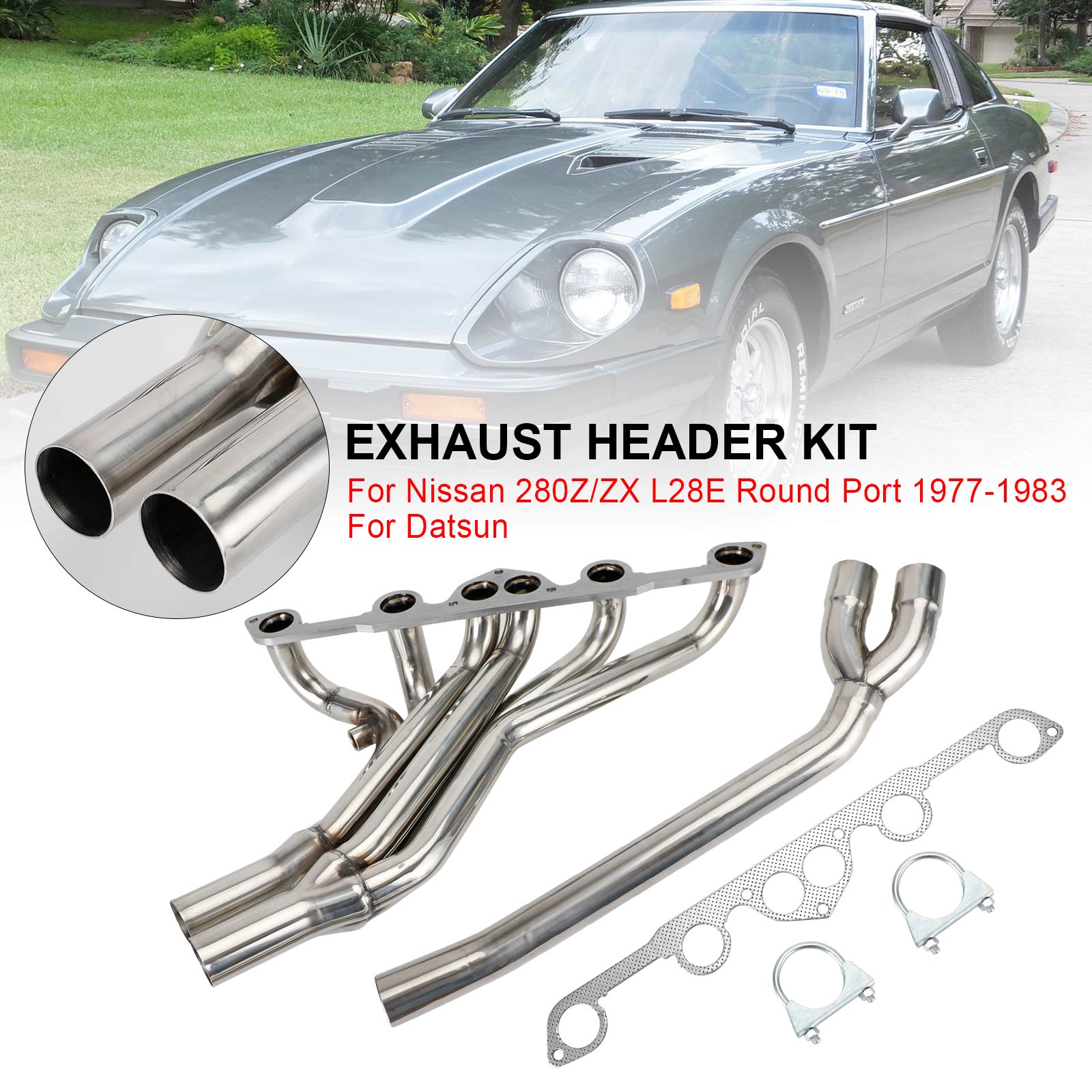 1977-1983 Nissan 280Z 280ZX L28E Datsun Stainless Exhaust Header Manifold 70-1122