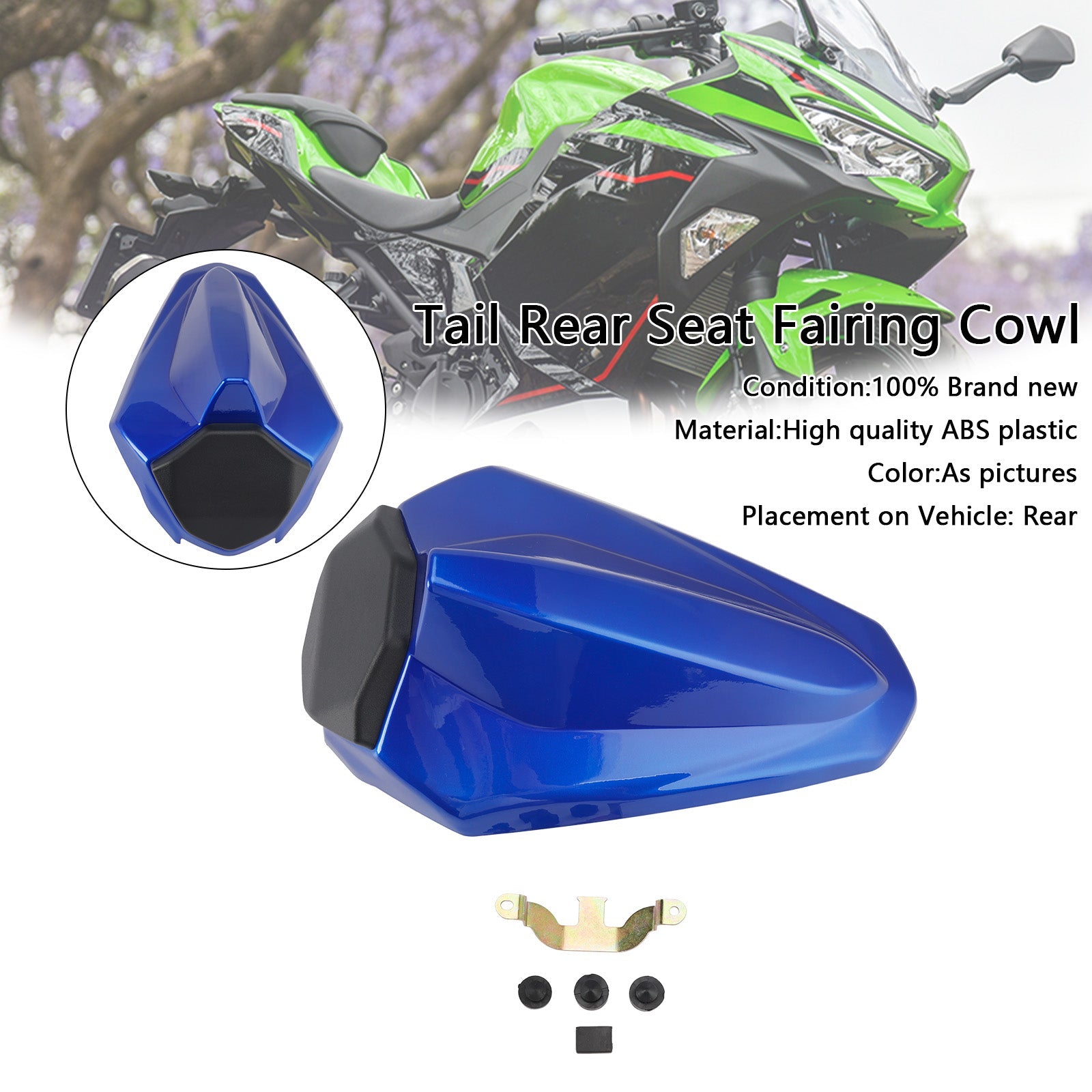 2018-2024 Kawasaki Ninja 400 EX400 Racing Tail Rear Seat Fairing Cowl
