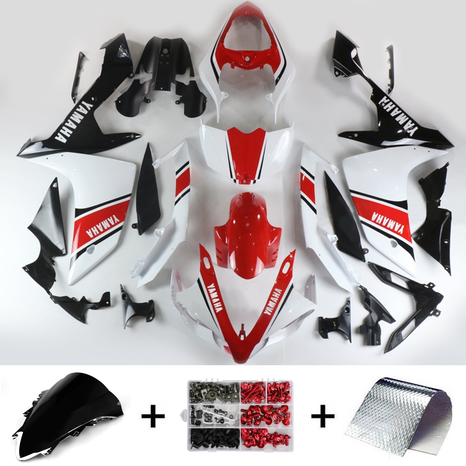 2007-2008 Yamaha YZF 1000 R1 Fairing Kit Bodywork Plastic ABS