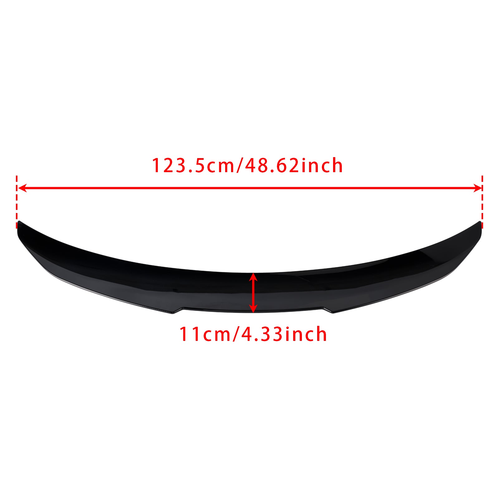 2014-2021 BMW 2 Series F22 2 Door Coupe Model Only Gloss Black Rear Boot Spoiler