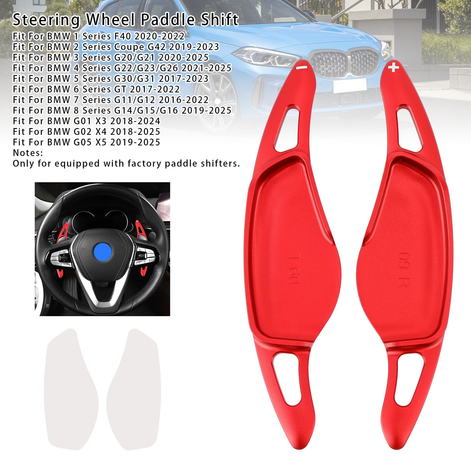 Steering Wheel Paddle Shifter For BMW G20 G21 G30 G31 F40 F22
