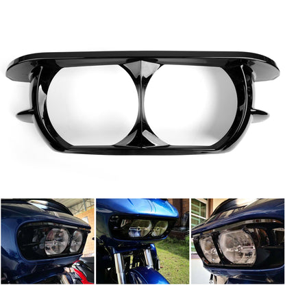 15-22 16 17 Road Glide Fltr  Motorcycle Headlight Bezel Cover Frame Black