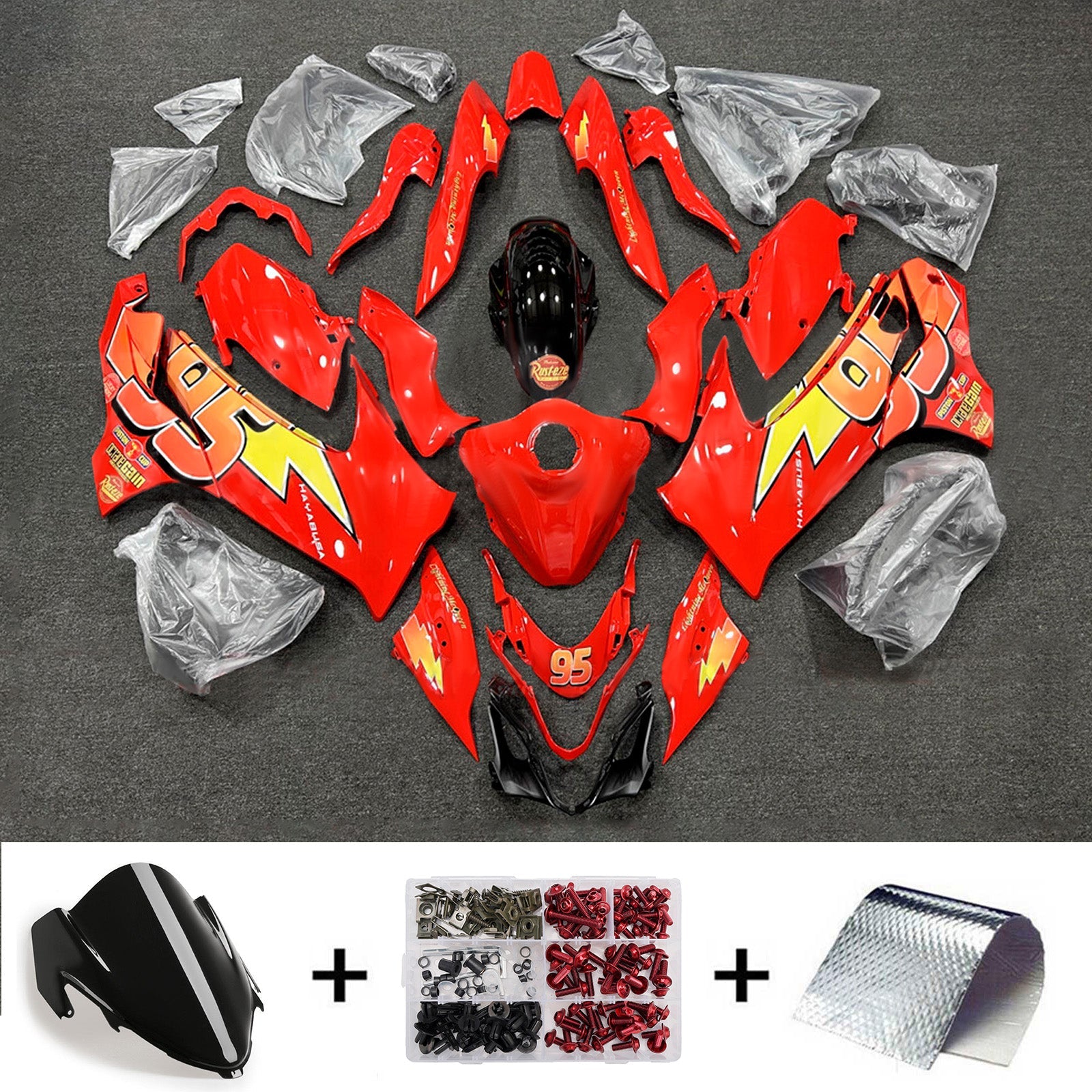 Injection Fairing Kit Bodywork ABS For Suzuki Hayabusa GSX1300R 2021-2026
