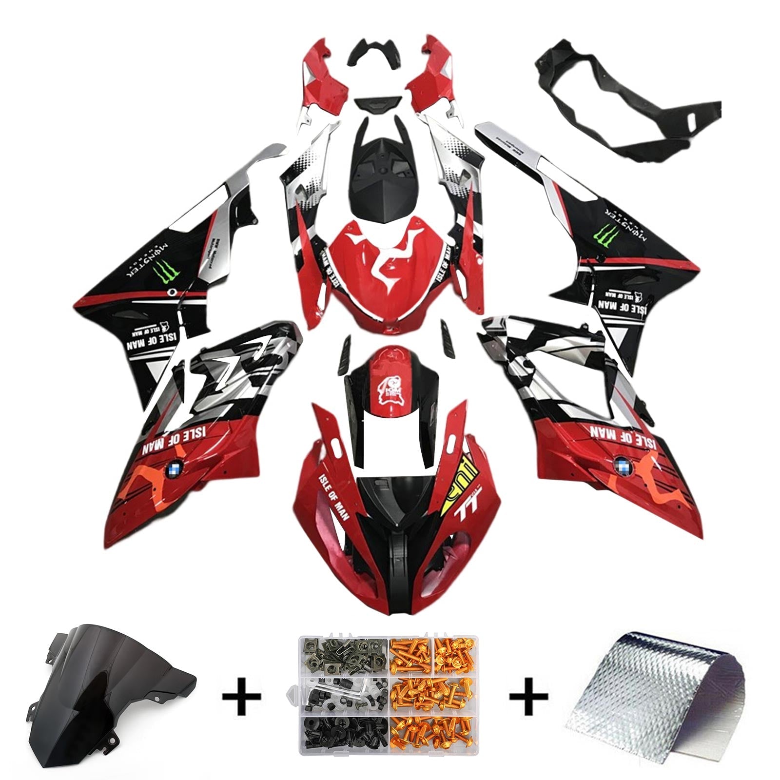2015-2016 BMW S1000RR Fairing Kit Bodywork Plastic ABS