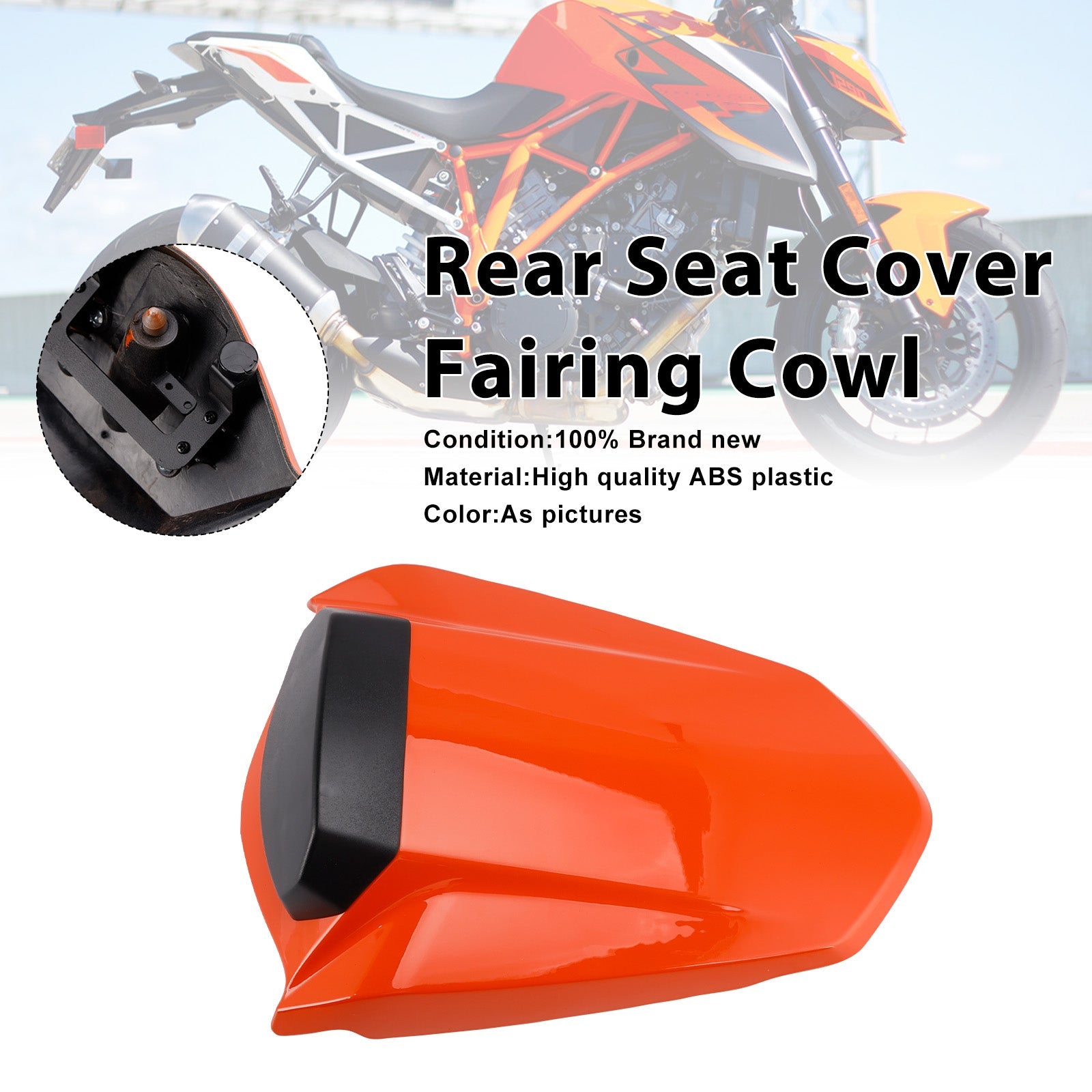 2014-2019 For 1290 Super Duke R Rear Pillion Seat Cover Fairing Cowl