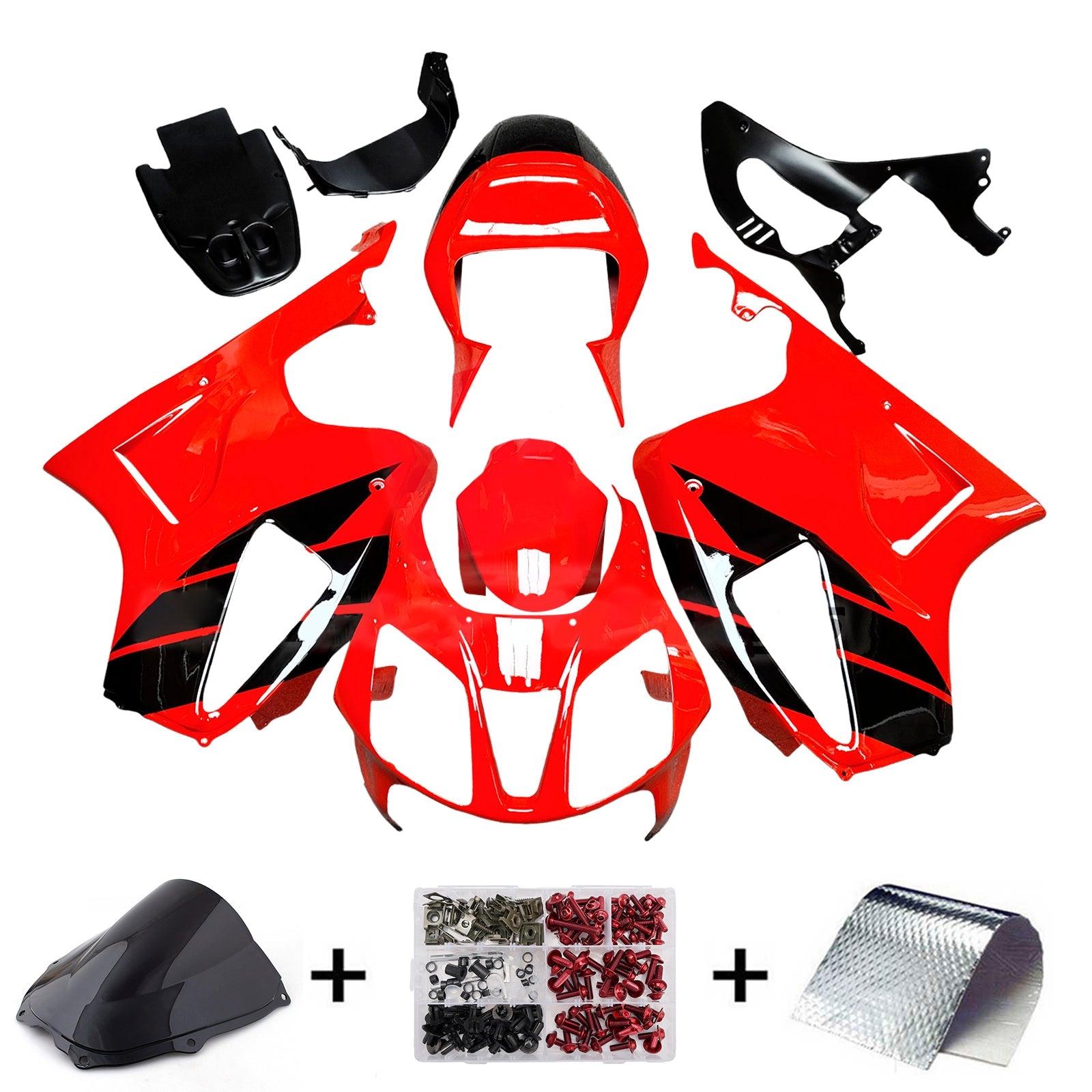 Injection Fairing Kit Bodywork Plastic ABS For Honda VTR1000 RC51 2000-2006