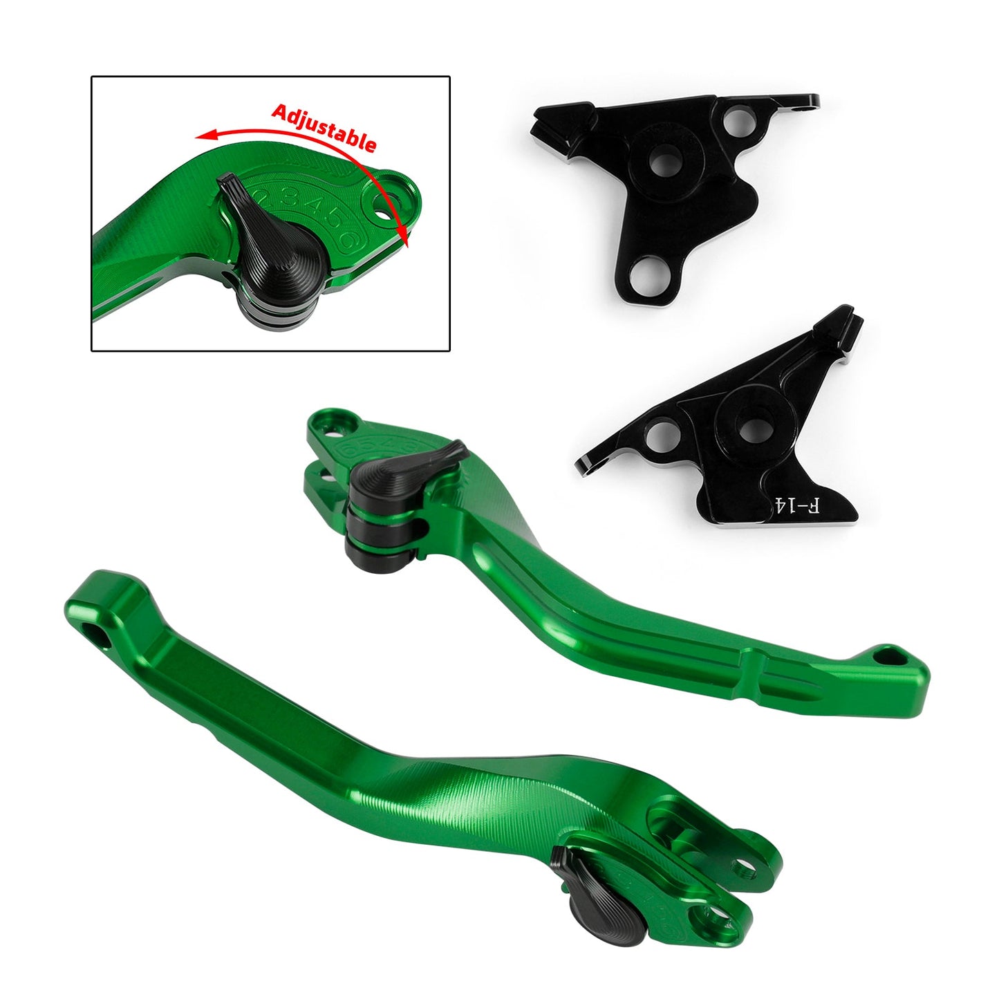 CNC Short Clutch Brake Lever fit for Kawasaki ZRX1100 ZZR1200 ZX7R ZG1000