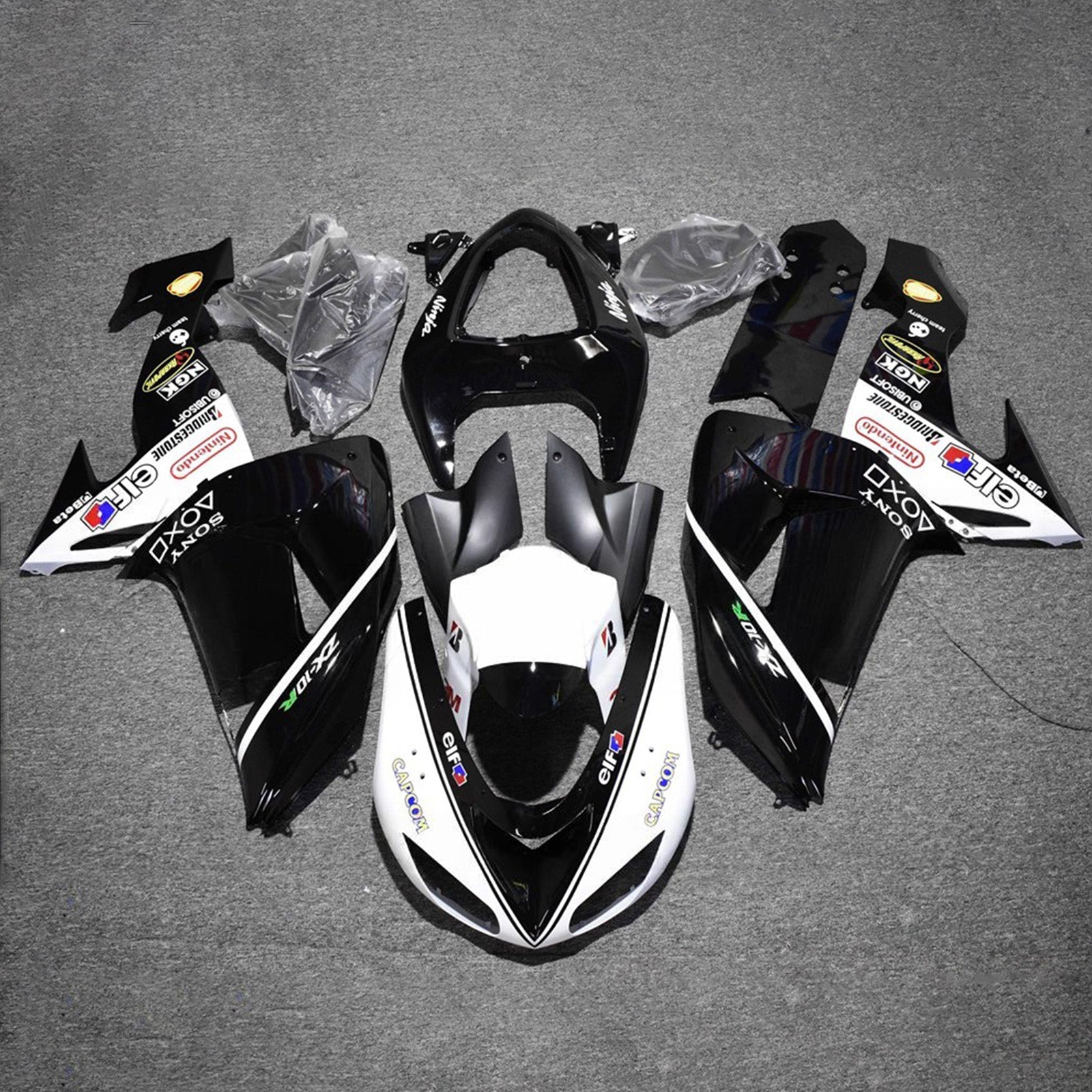 Injection Fairing Kit Bodywork Plastic ABS fit For Kawasaki ZX10R 2006-2007