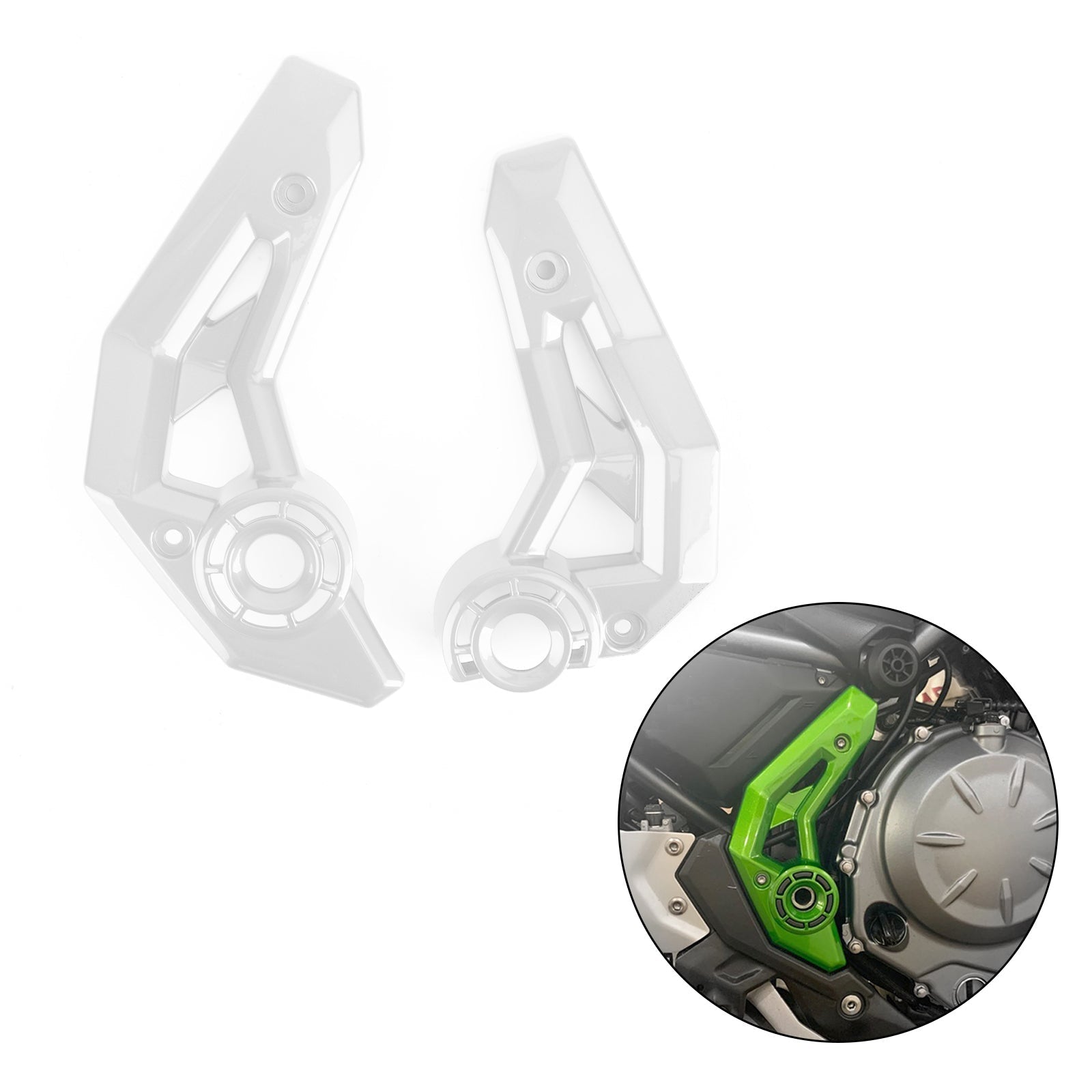 2017-2020 Kawasaki Z650 Ninja 650 Motorcycle Frame Side Cover Guard Fairing Generic