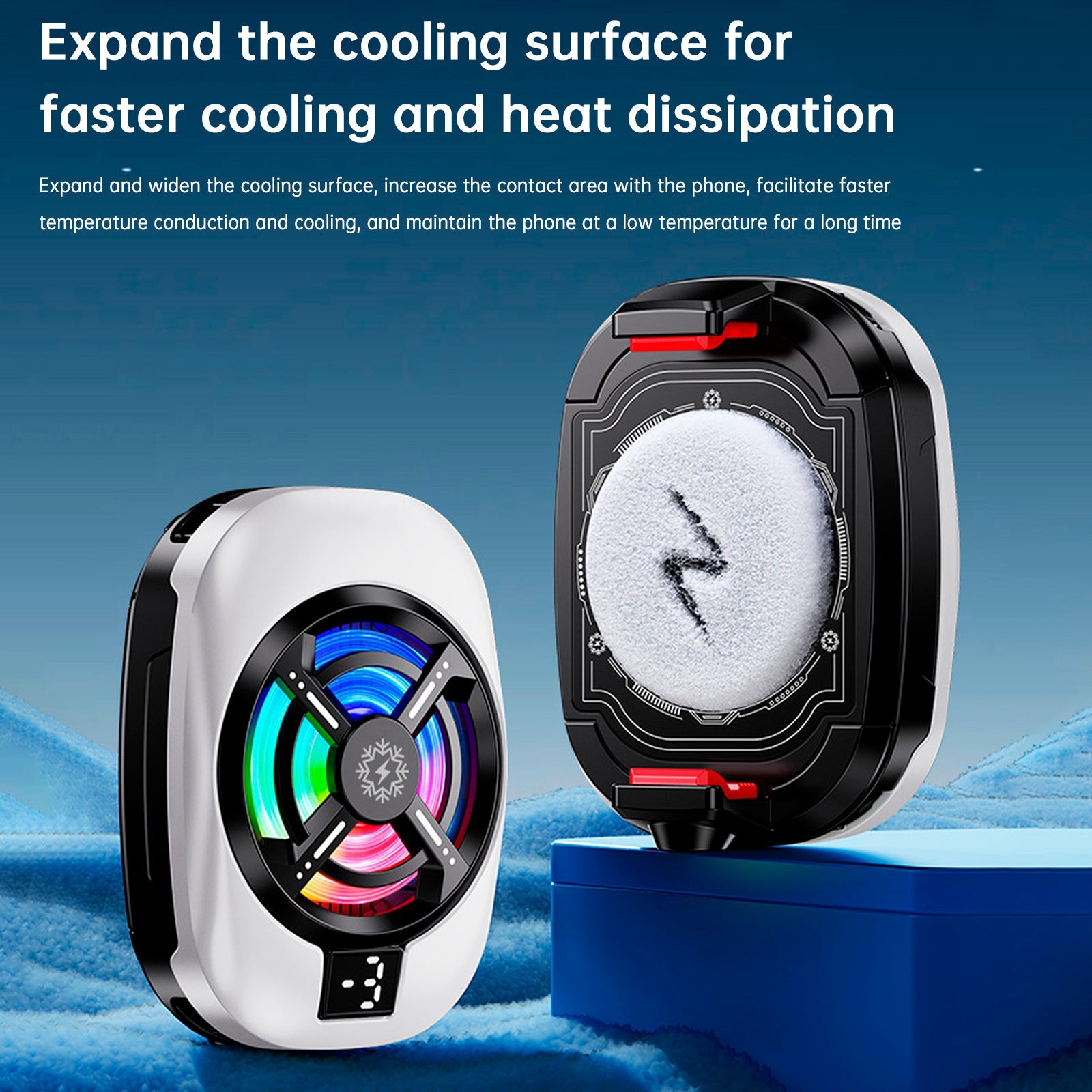 Tl16 Semiconductor Heat Sink Digital Display Fan Cooler Freezing Cool Radiator