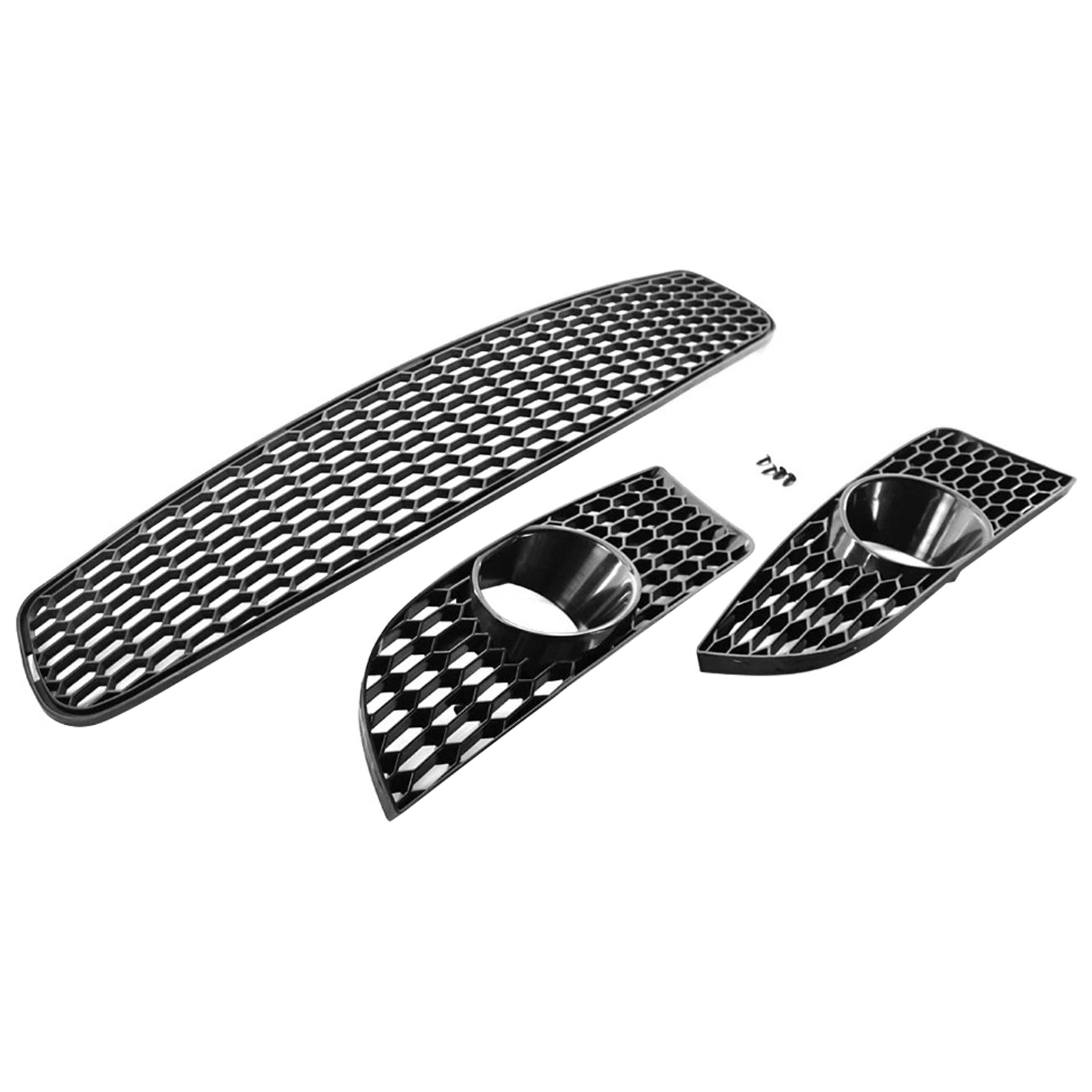2009-2011 For BMW 3 Series E90 E92 E93 M3 Style Front Bumper Lower Grille Set