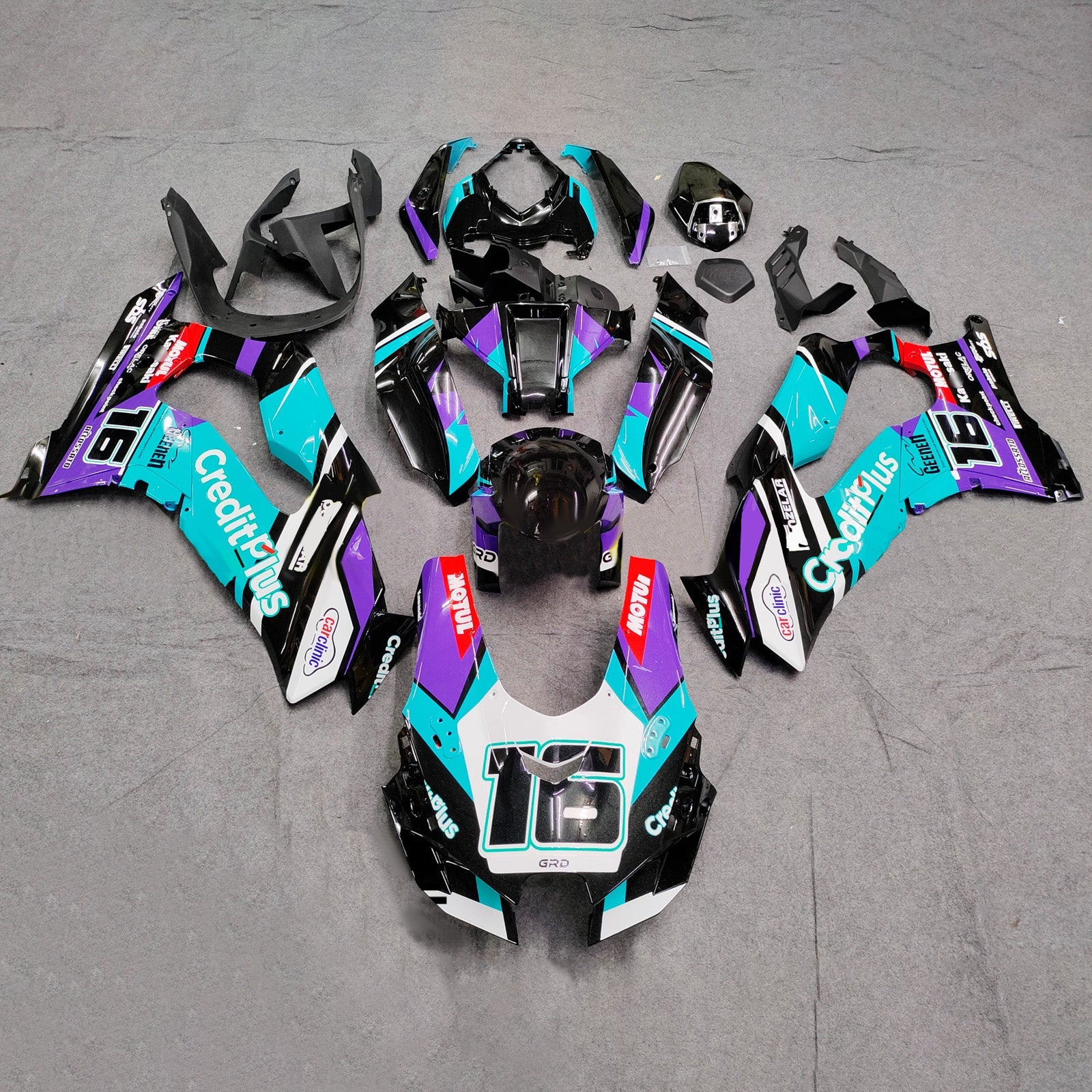 Injection Fairing Kit Bodywork ABS fit For Kawasaki ZX-10R ZX-10RR 2021-2025