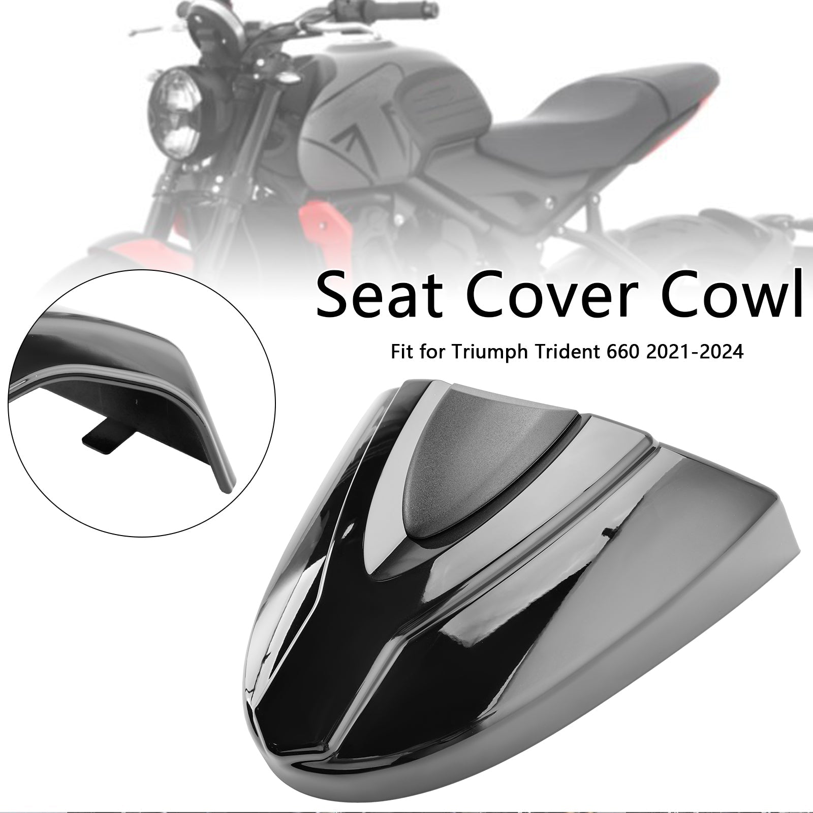 2021-2024 Trident 660 Tail Rear Seat Cover Fairing Cowl