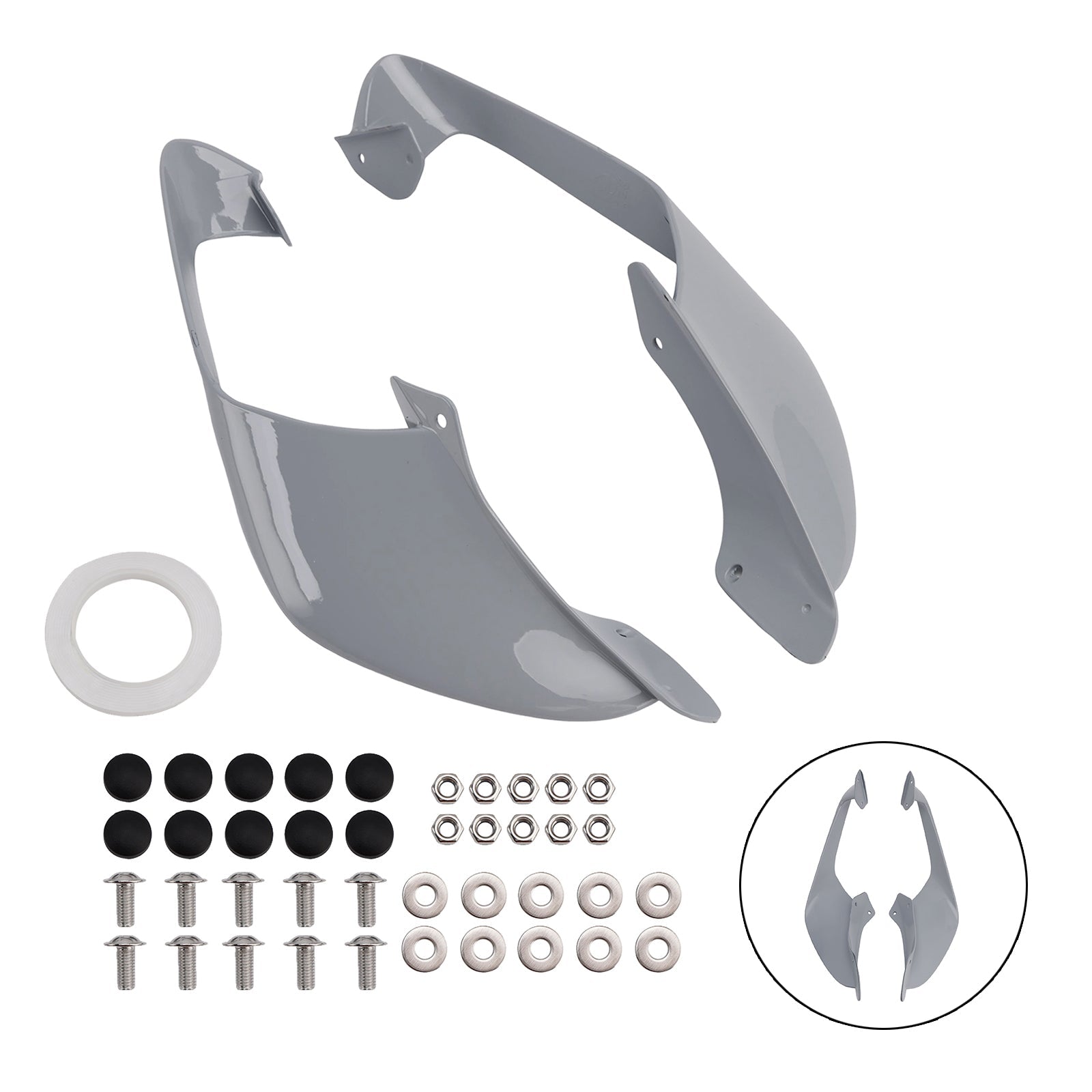 2021-2024 Yamaha YZF R1 R1M Front Side Winglets Wings Spoiler Fairing