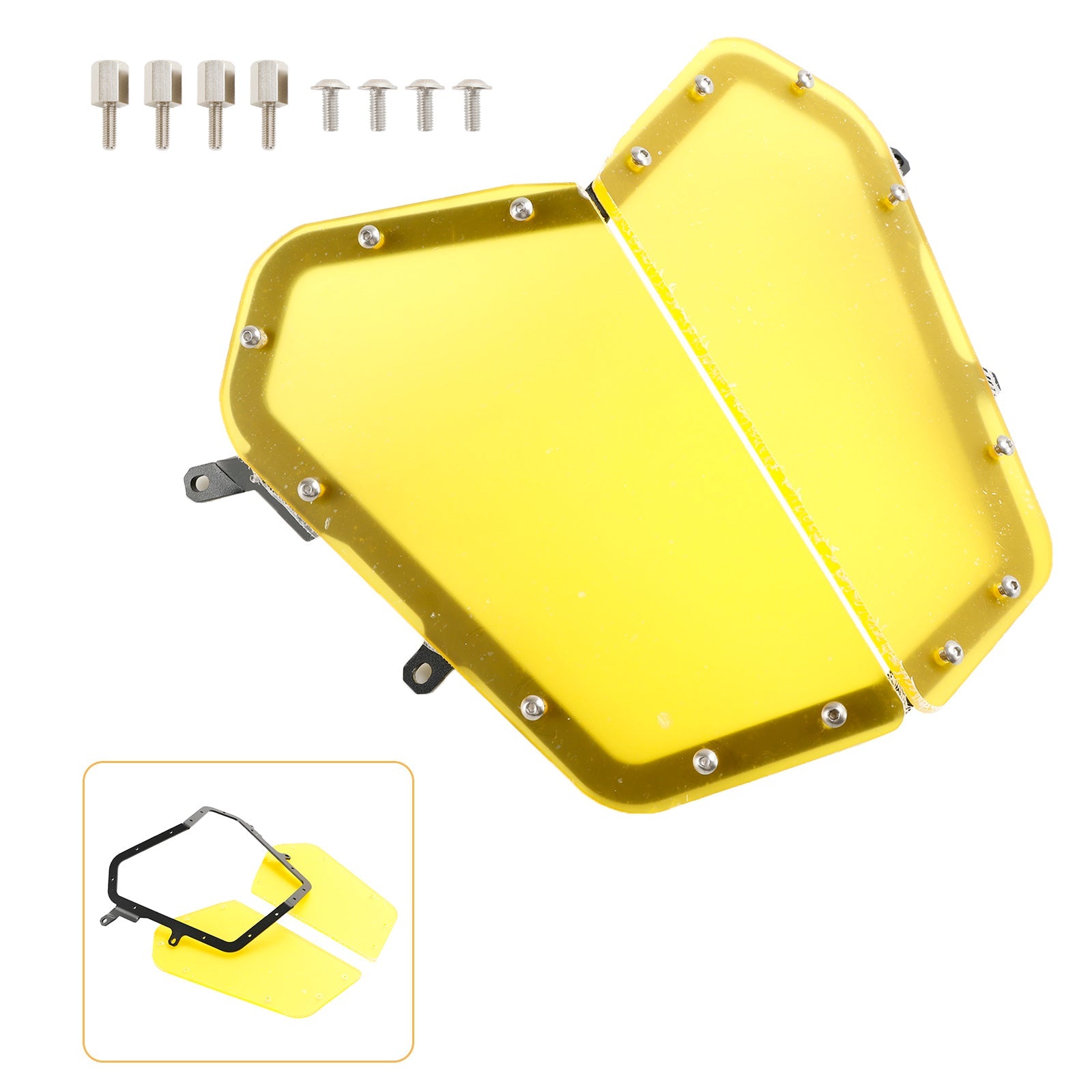 2019-2023 Yamaha Tenere 700 Headlight Guard Front Lamp Acrylic Cover