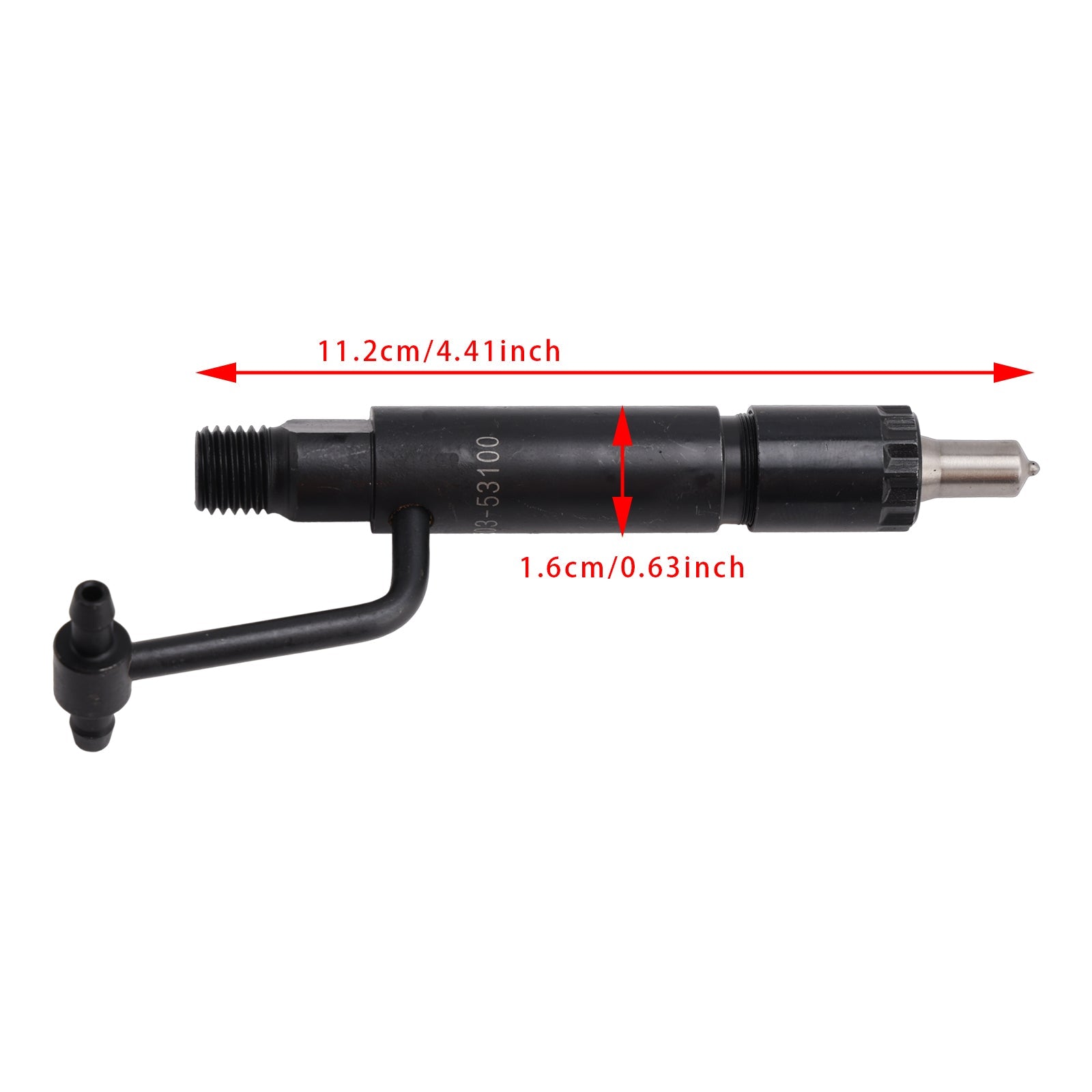 For John Deere Skid Steer Loader 4475 6675 7775 4PCS Fuel Injector AT110293