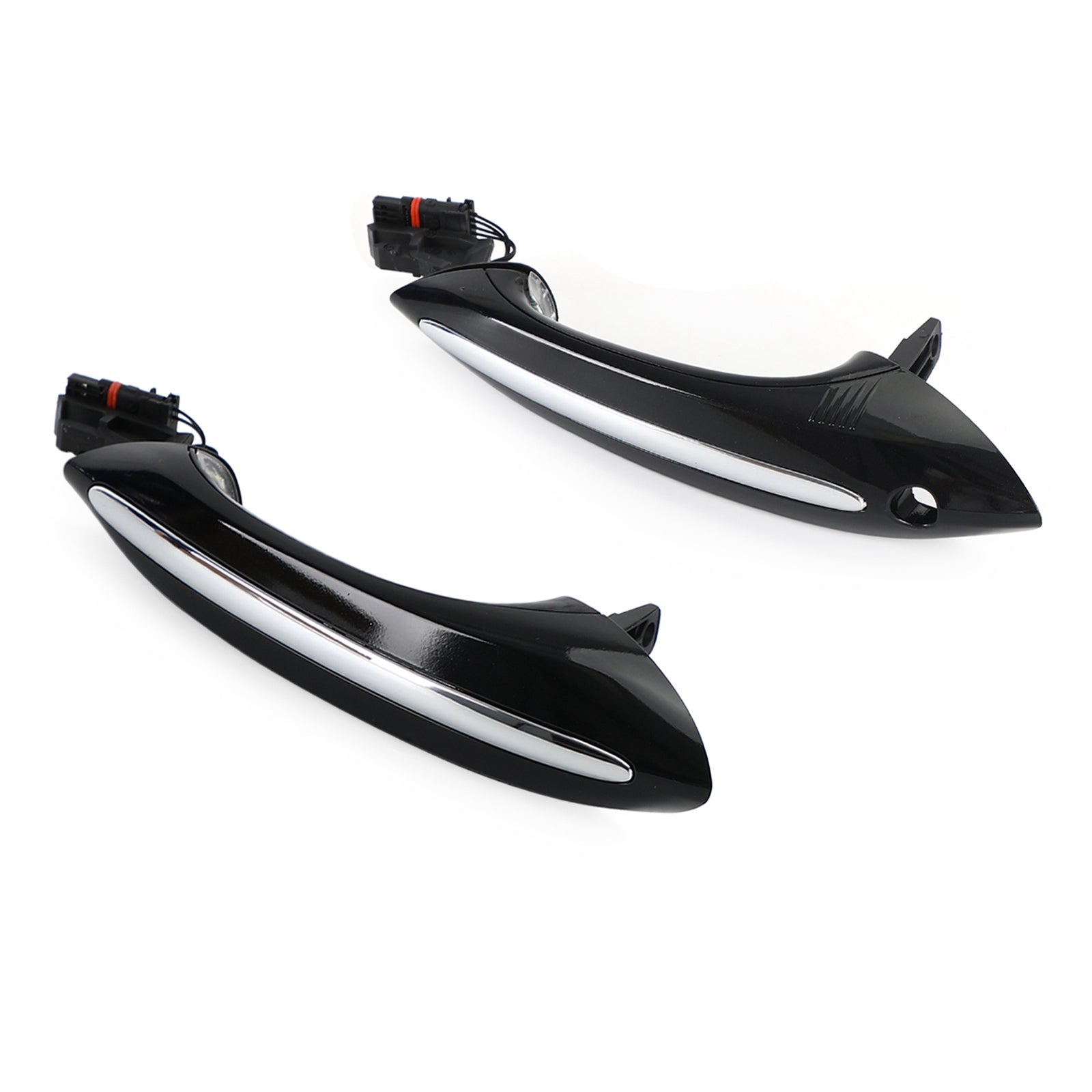 Black Exterior Left+Right Door Handle 51217231931/51217231934 For BMW F10 F01