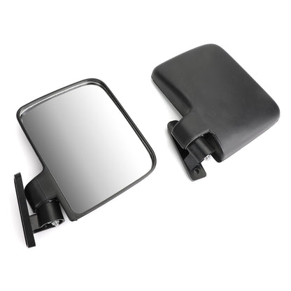 1 Pair Club Car EZ-GO Yamaha Golf Cart Side Mirrors Rear View Mirror