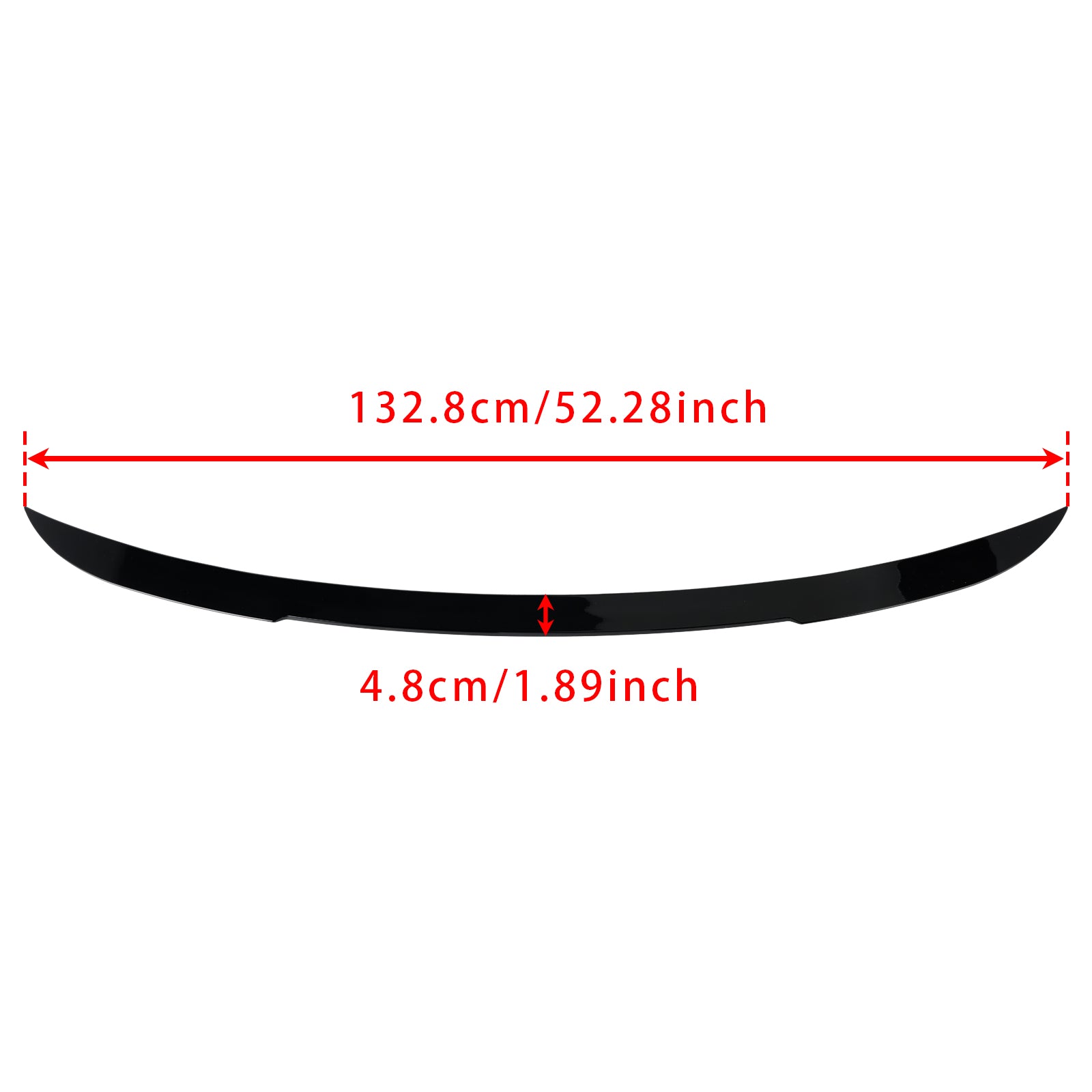 2010-2018 BMW X3 F25 Gloss Black Rear Mid Boot Spoiler