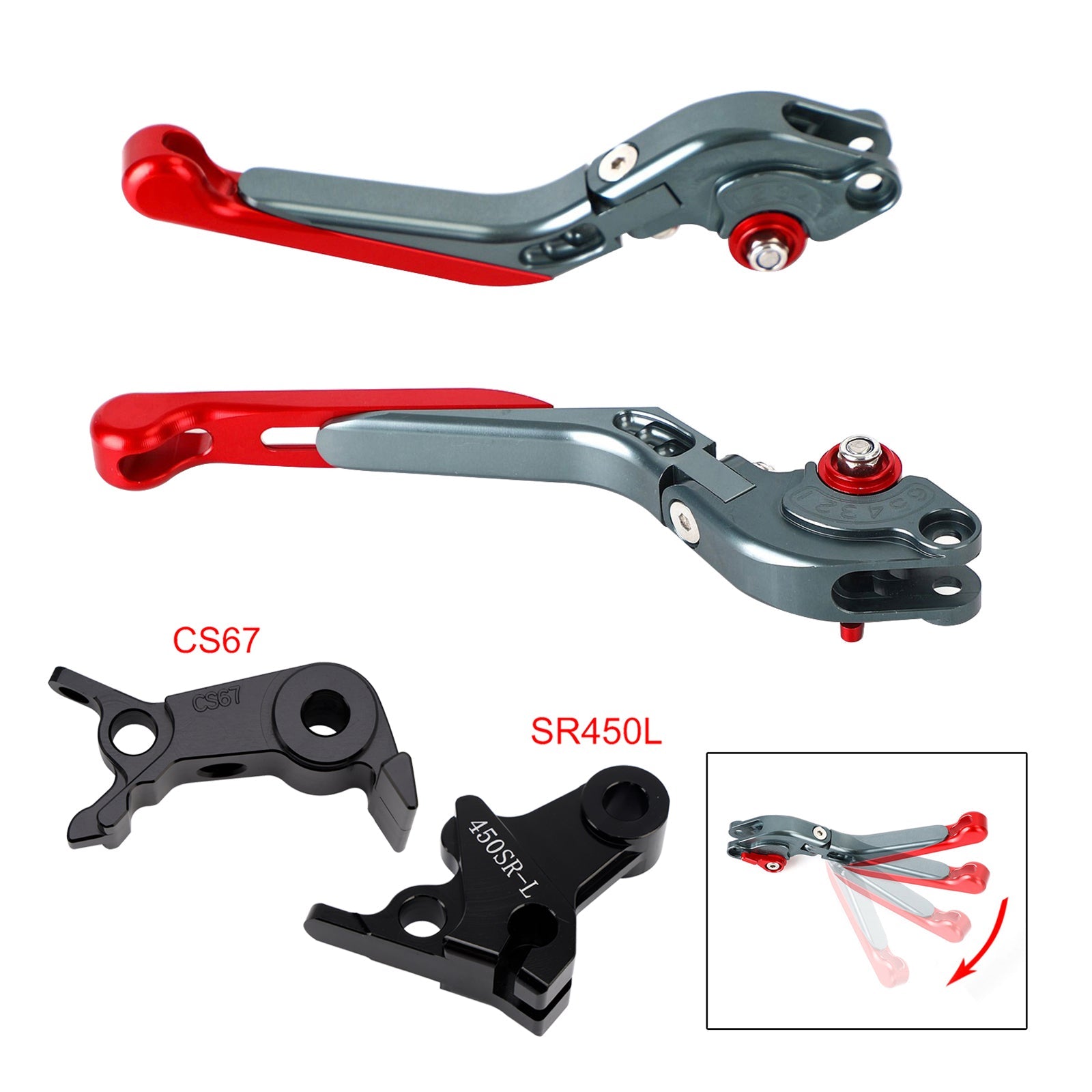 Adjustable Clutch Brake Lever fit for VOGE DS900X 900DSX 2024-2026