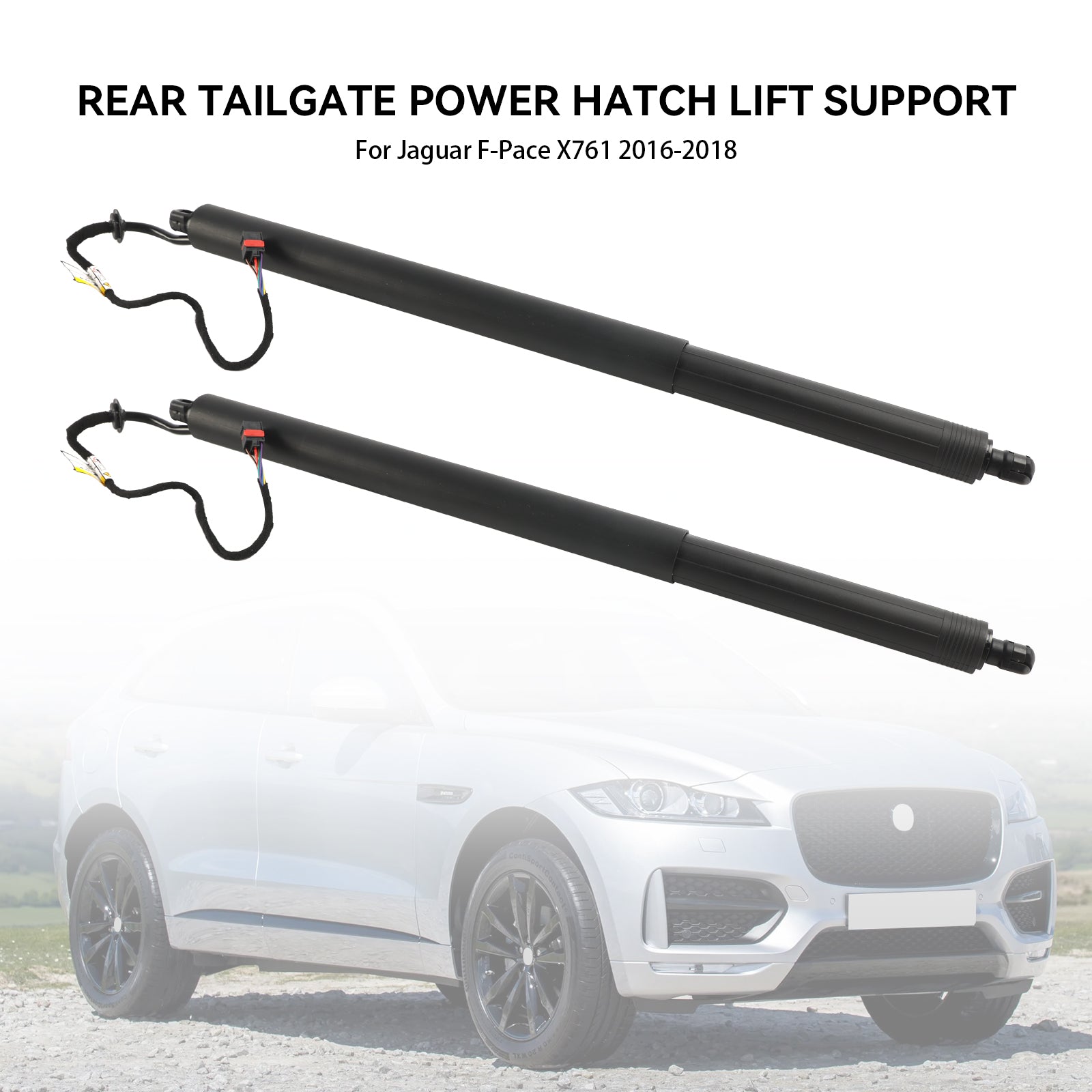 2016-2018 Jaguar F-Pace X761 2PCS Rear Electric Tailgate Struts HK8370354AA T4A1144 462420086