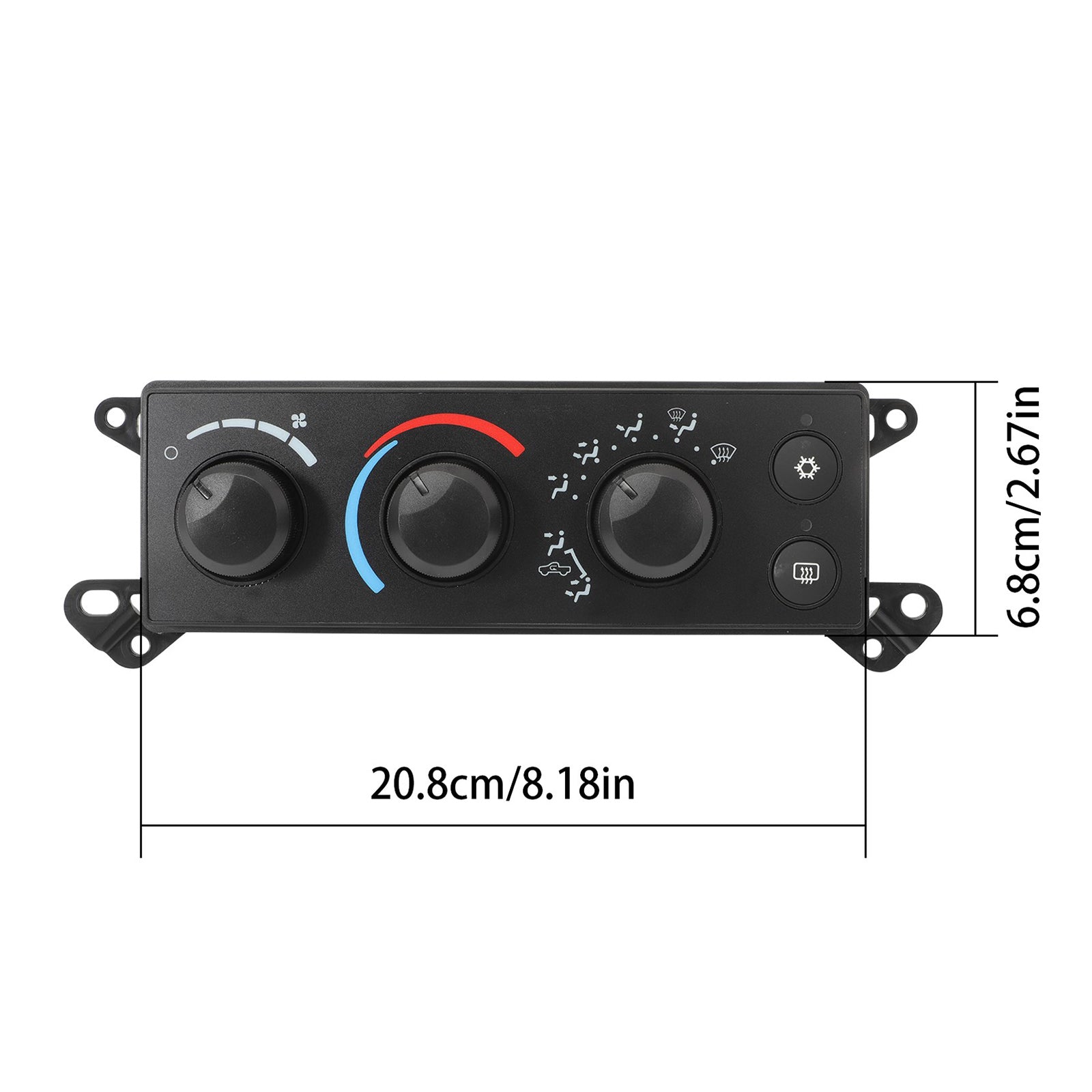 2008 Dodge RAM 1500, 2500 & 3500 Temperature Heater Climate Control Module P55057079AB