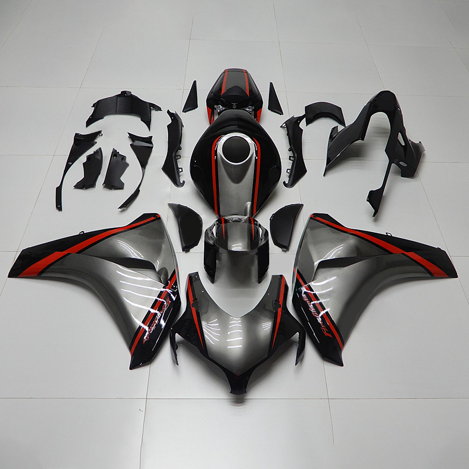 2008-2011 Honda CBR1000RR Injection Fairing Kit Bodywork Plastic ABS#177