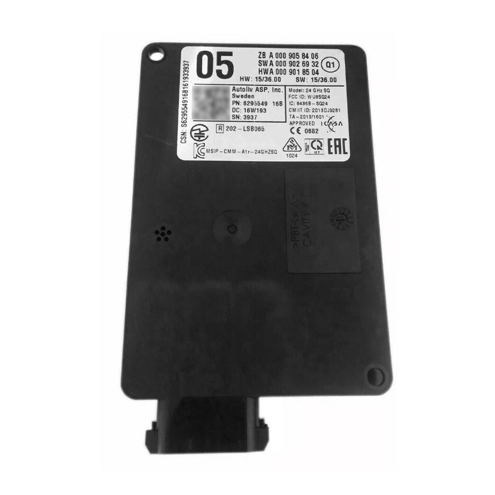 Mercedes Benz CLA W117 / X117 / C117 Front Radar Sensor Distronic Control Unit 0009058406