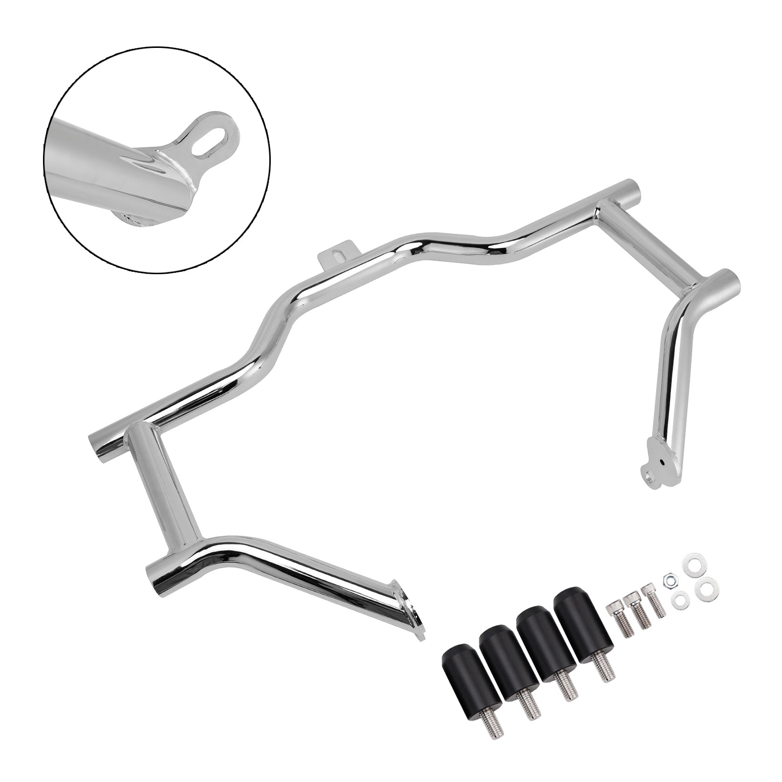 2015-2016 Electra Glide Ultra Classic Low FLHTCUL Engine Guard Anti-Crash Bumper Protector Chrome