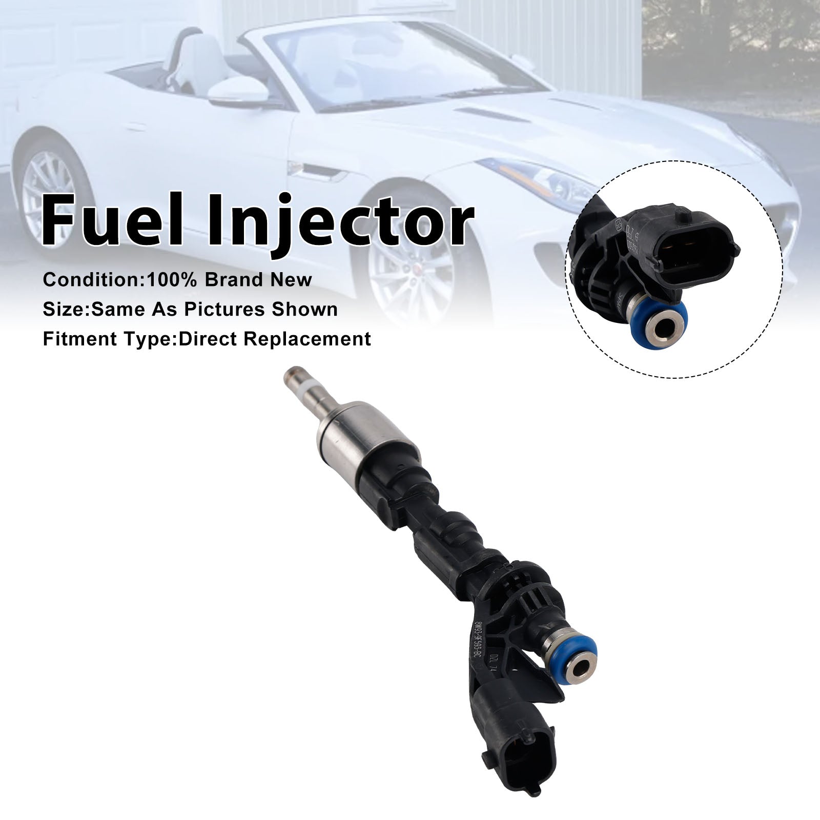 1Pcs Fuel Injector For Land Rover LR4 Range Rover Jaguar XF XJ 0261500298