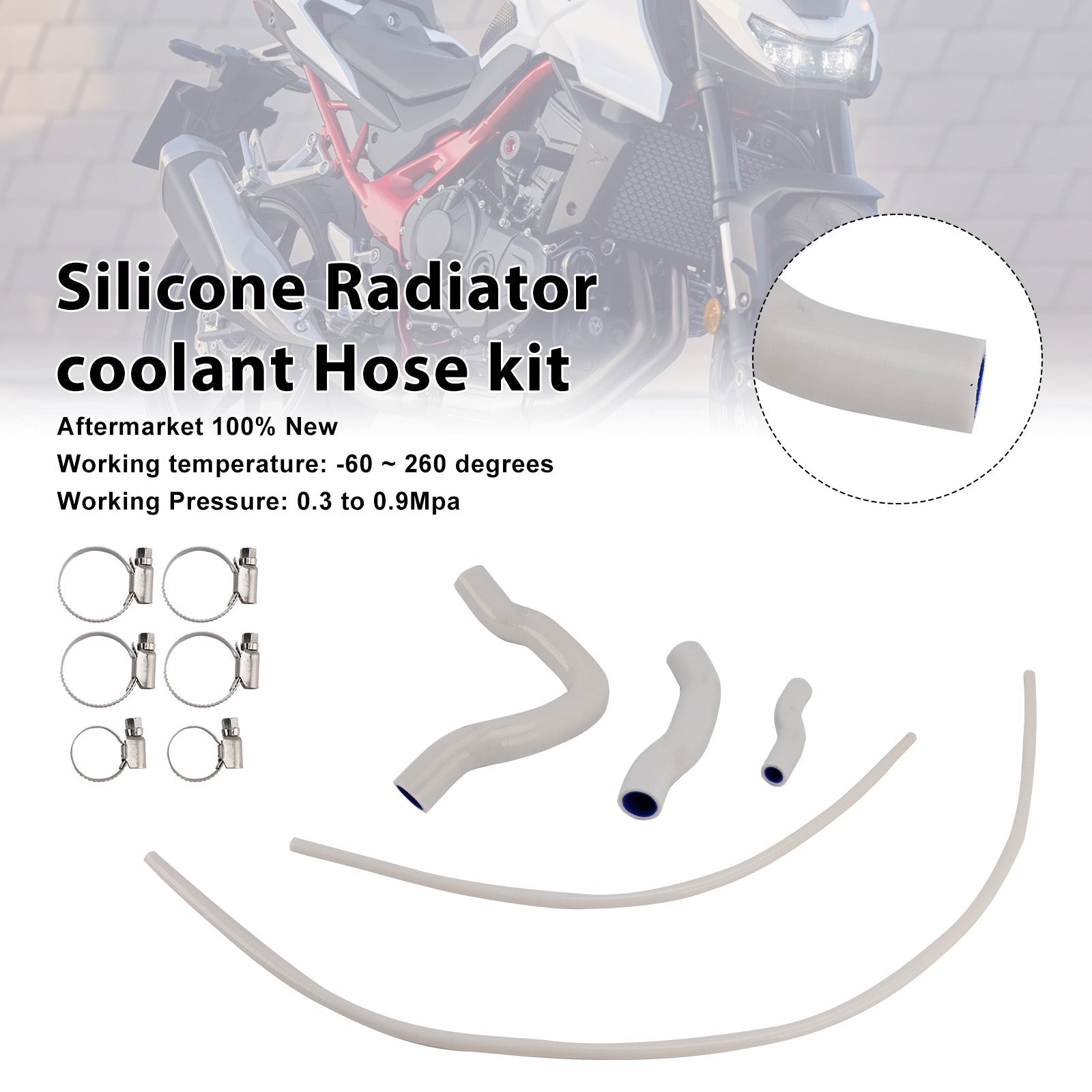 2023-2025 Honda XL750 Transalp Silicone Radiator coolant Hose Kit