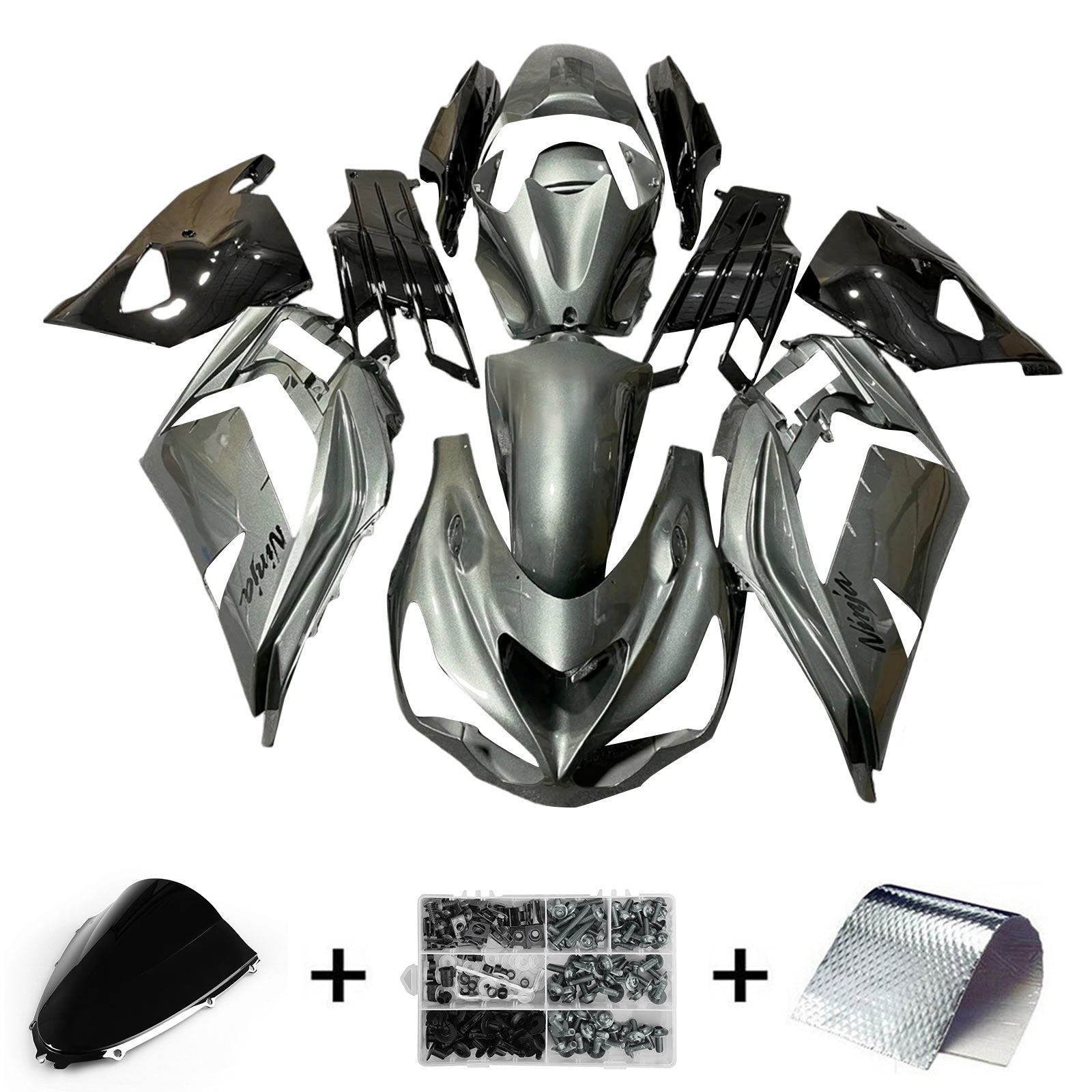 2012-2025 Kawasaki ZX14R Injection Fairing Kit Bodywork Plastic ABS #104