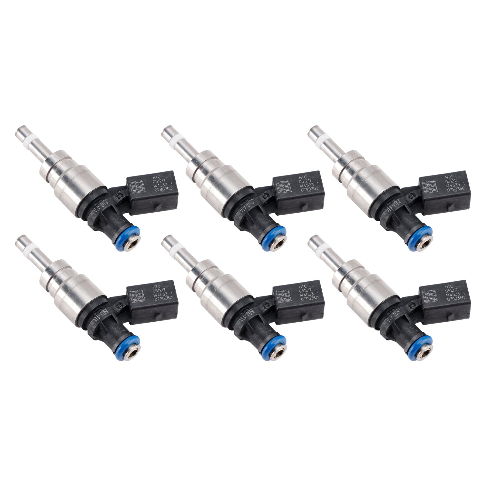 2010-2011 Audi A6 C6 6PCS Fuel Injector 06E906036E FJ886
