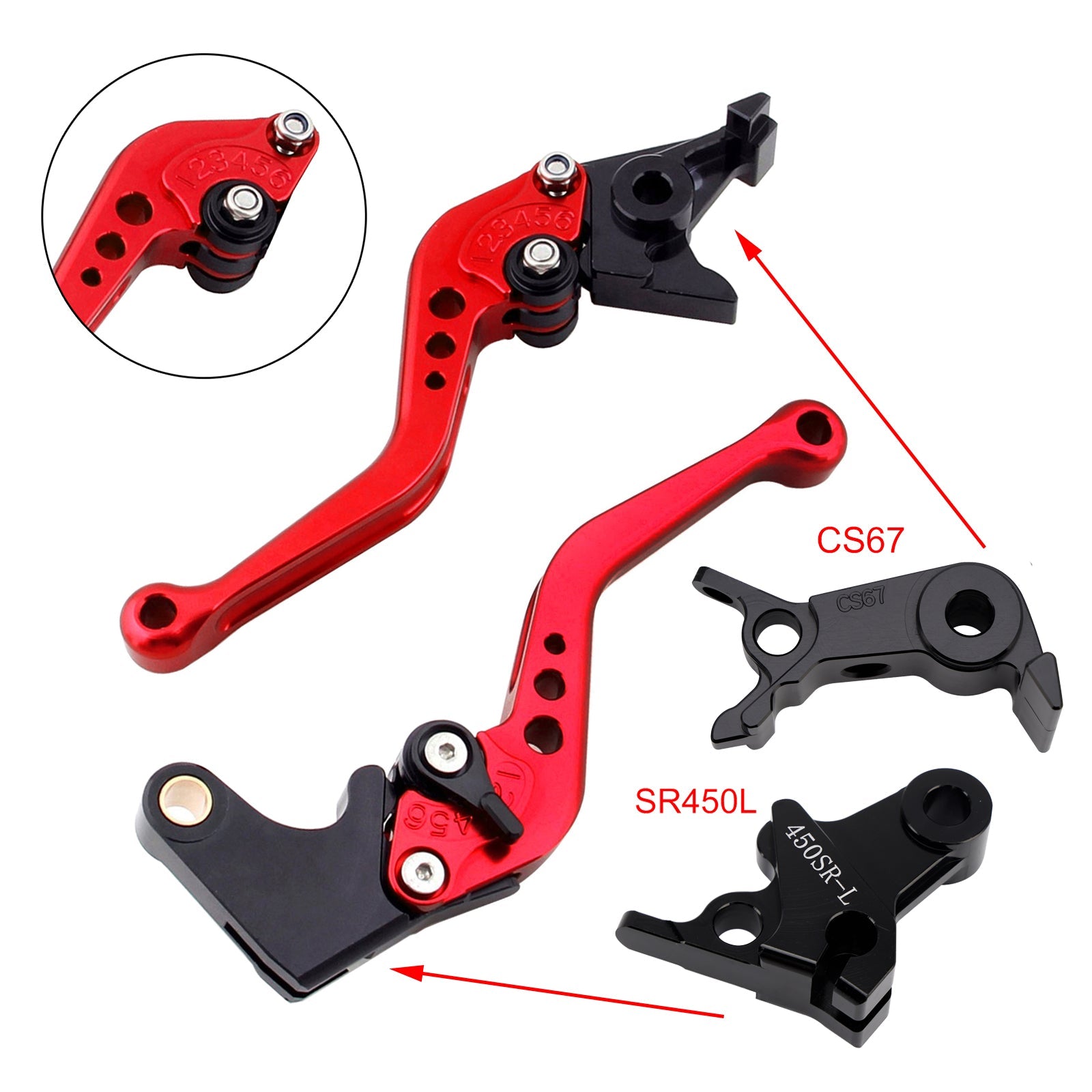 NEW Short Clutch Brake Lever fit for VOGE DS900X 900DSX 2024-2026