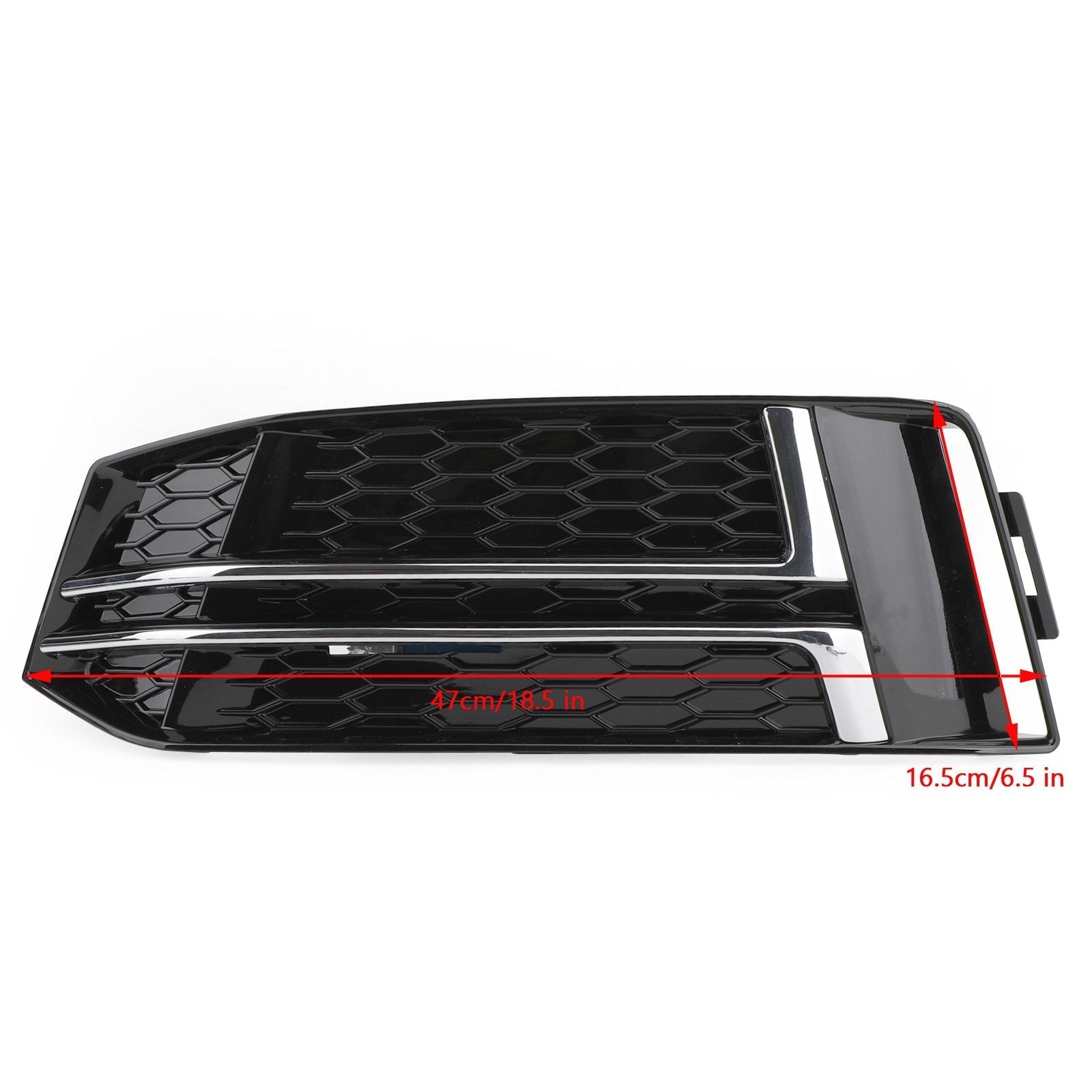 2016-2018 AUDI A4 B9 S-LINE Pair Front Fog Light Cover Bumper Grille