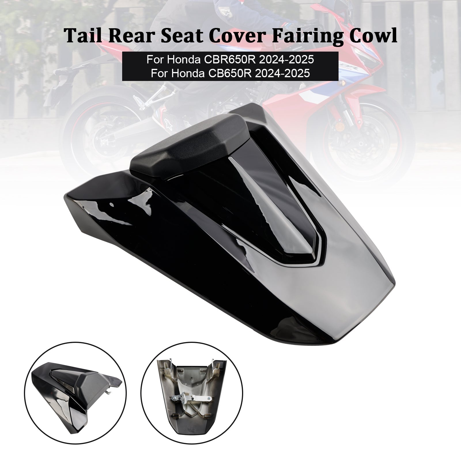 2024-2026 Honda CBR650R CB650R Rear Tail Seat Fairing Cover