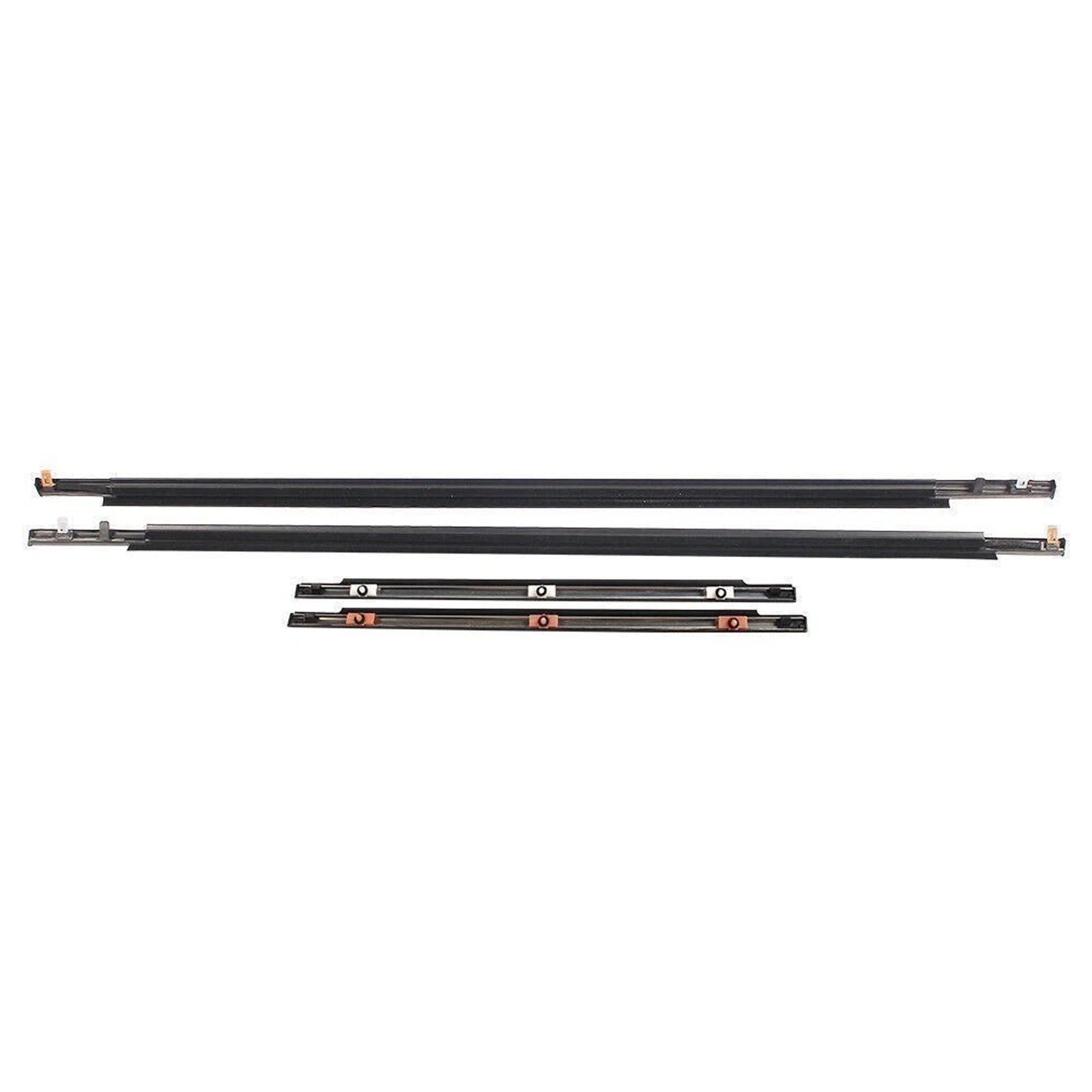 2007-2014 Toyota FJ Cruiser 4PCS Window Moulding Trim Seal Belt Weatherstrip