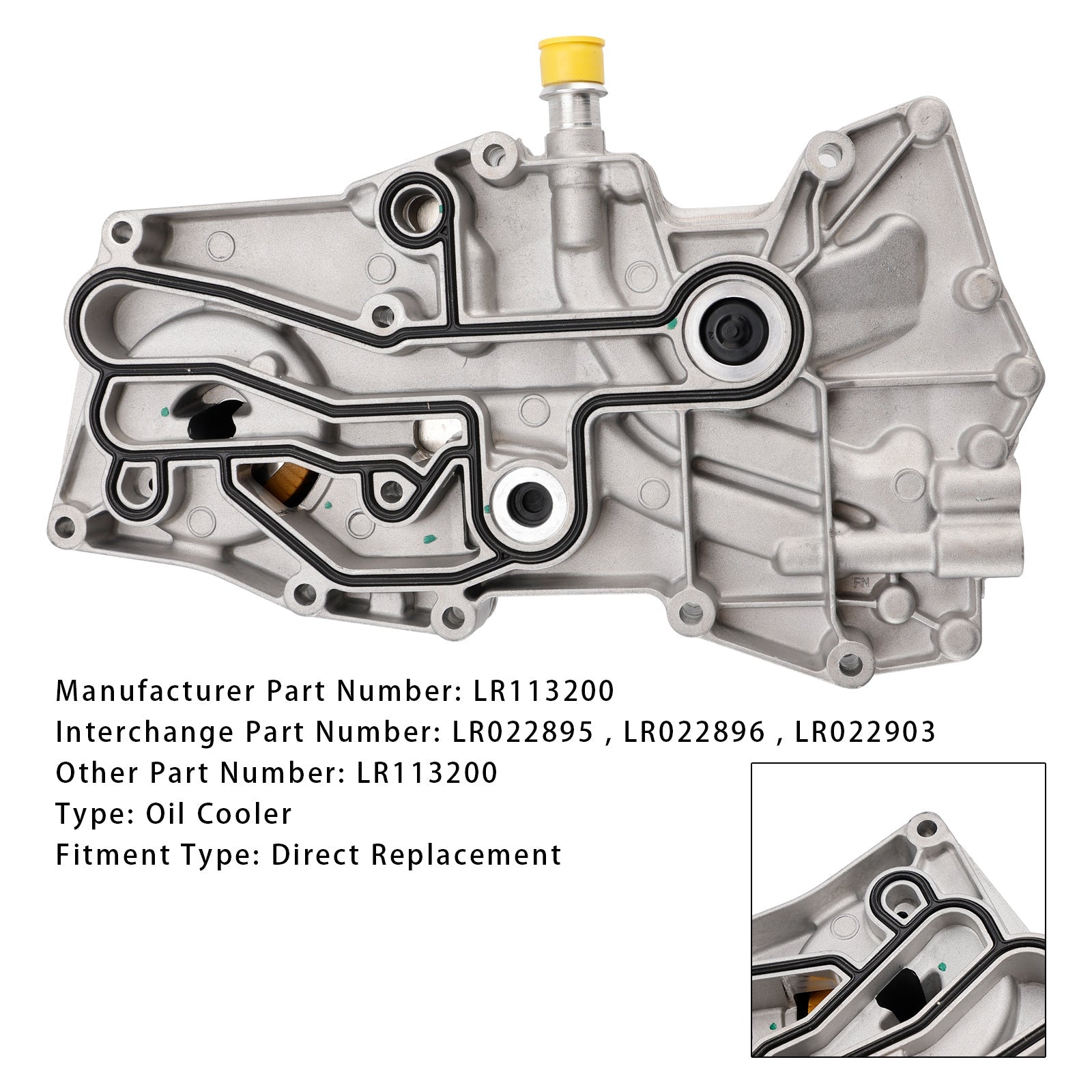 04.2013-ON LAND-ROVER Range Rover Sport (L494) Engine Oil Cooler LR113200 Generic