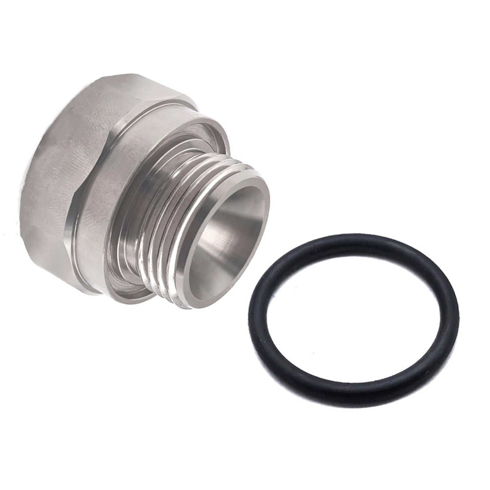 Thread Size Oil Drain Valve Adapter Silver A-211 27mm-2.0