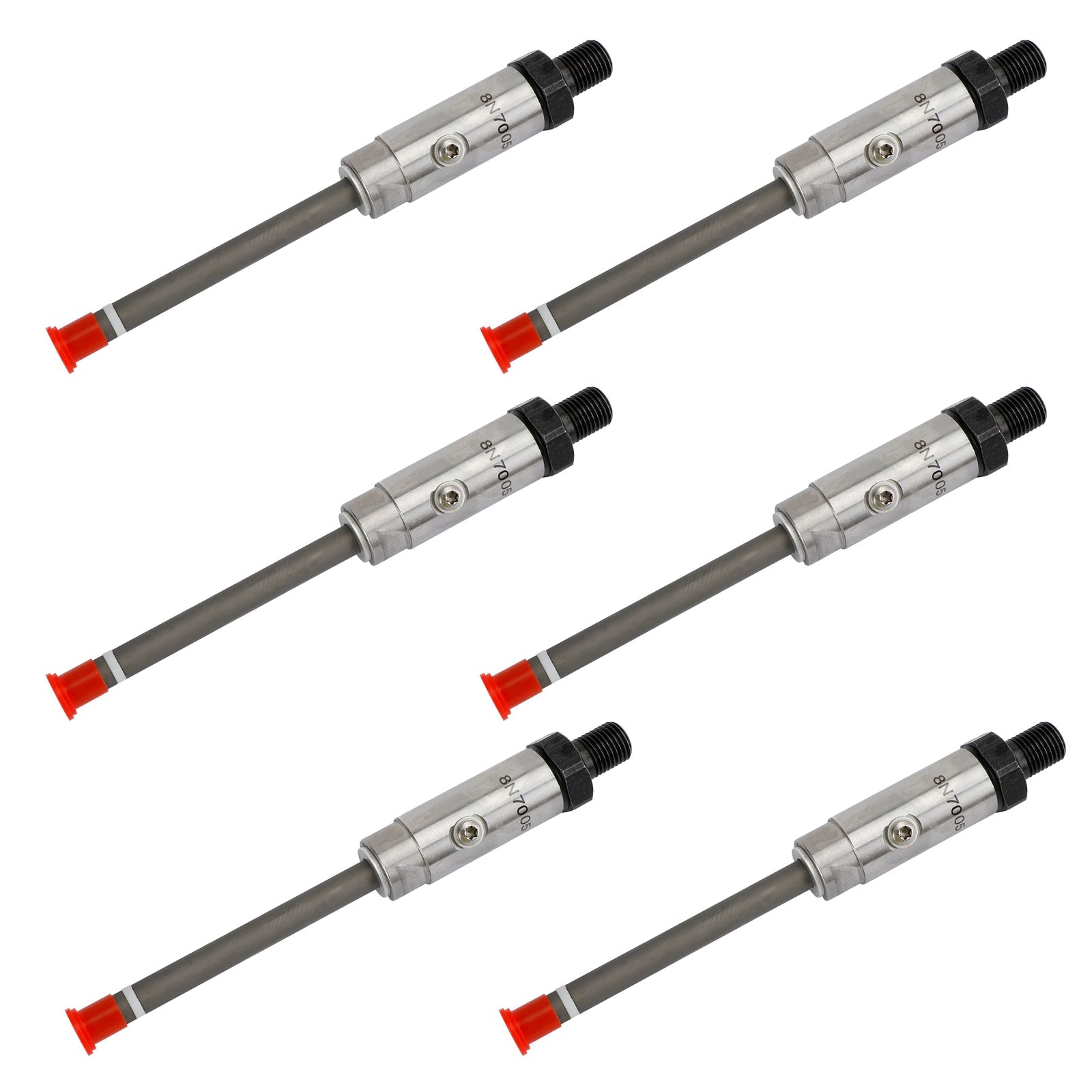 6Pcs 8N-7005 Fuel Injector Pencil Nozzle For Caterpillar CAT 3304 3306B Engine
