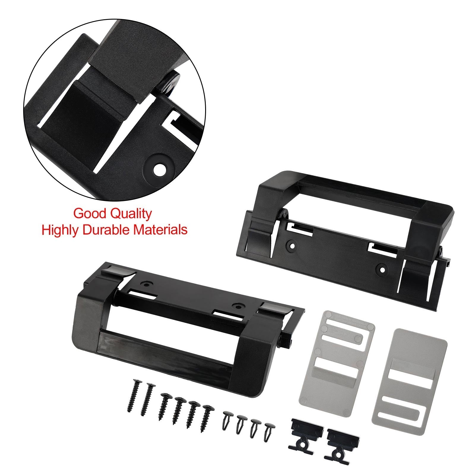 2×RV Refrigerator Door Handle Holder Grip Black Hardware For Dometic 3316882900
