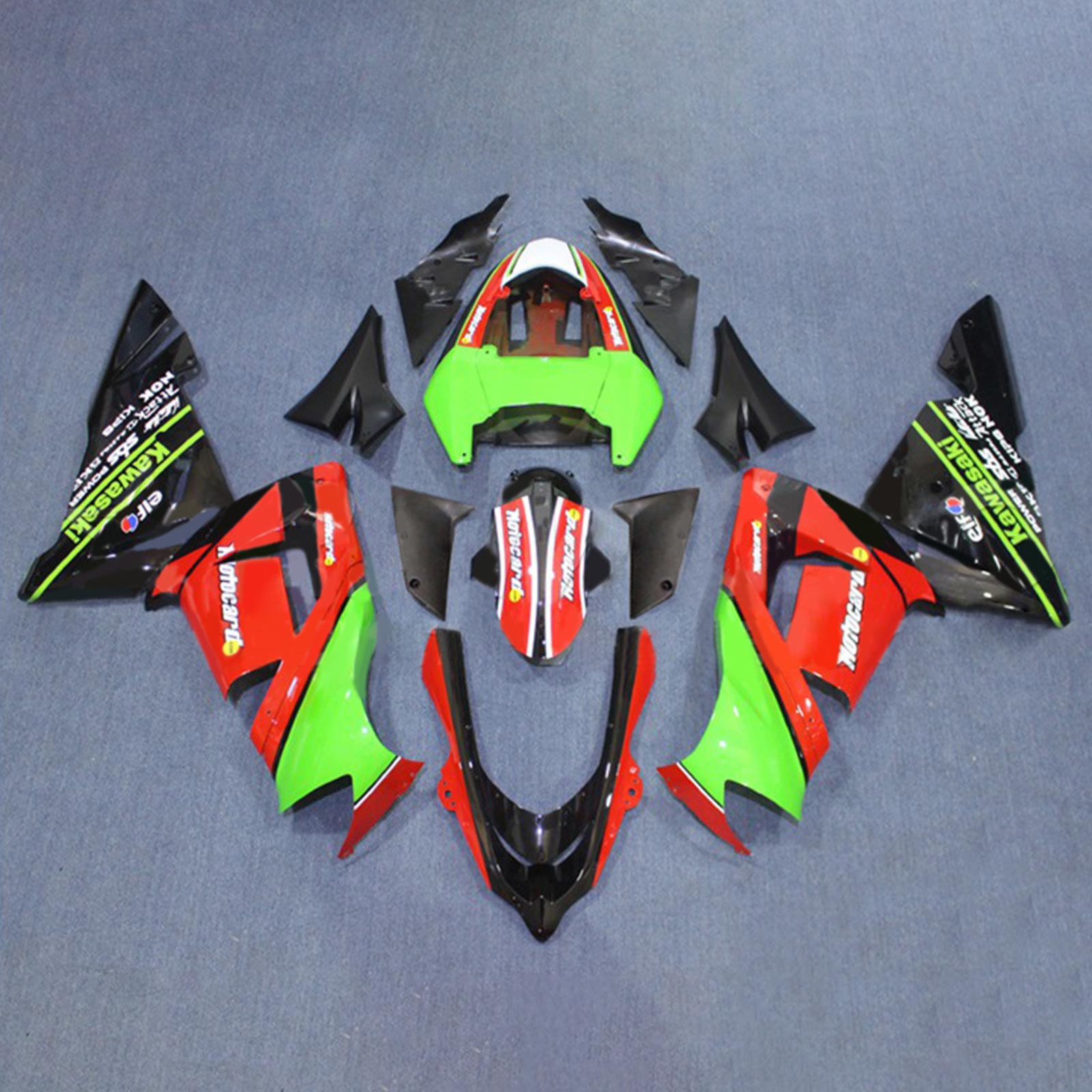2004-2005 Kawasaki ZX10R Fairing Kit Bodywork Plastic ABS