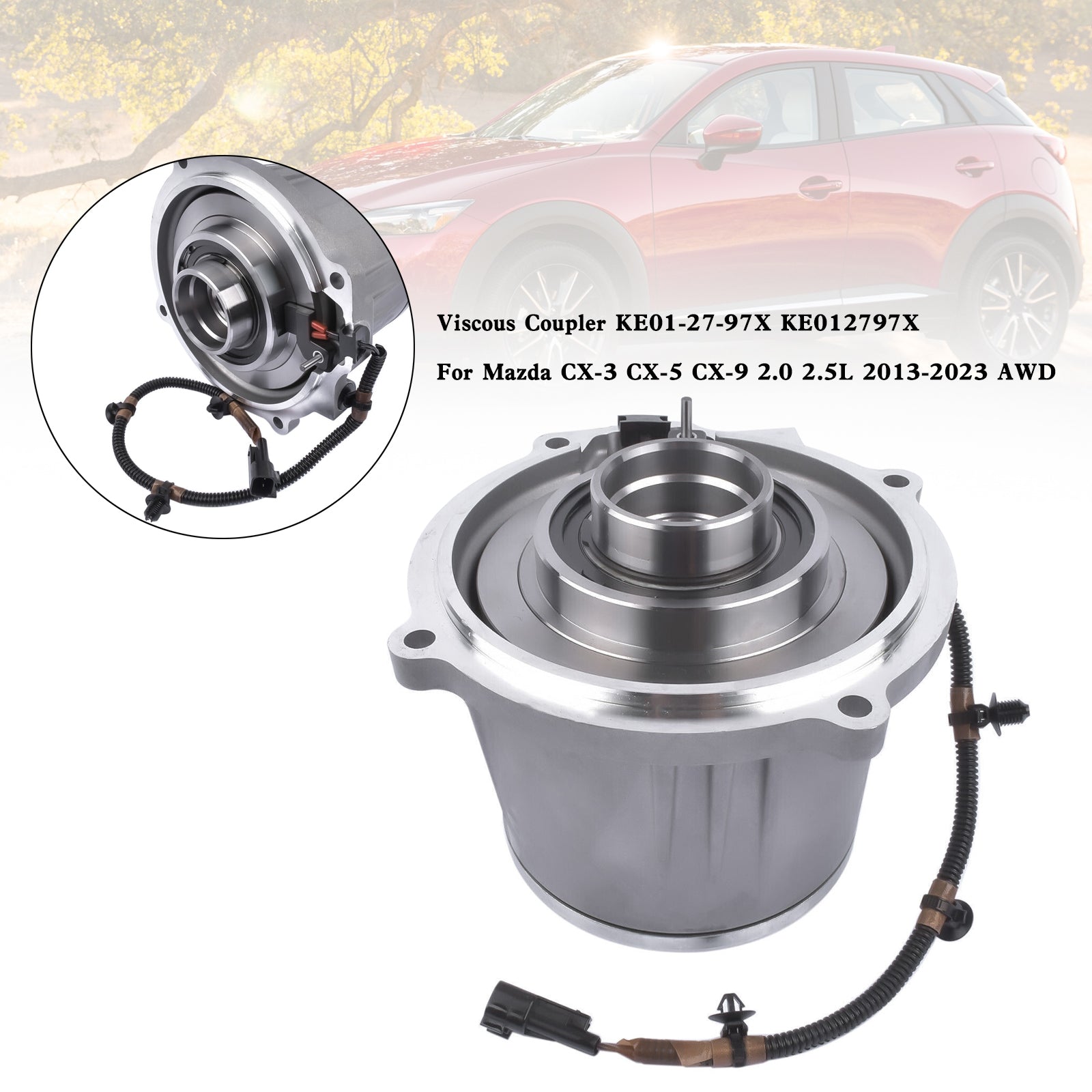 2015-2016 Mazda CX-5 2.5L SKYACTIV M/T AWD Sport Viscous Coupler KE012797X KE012797XB