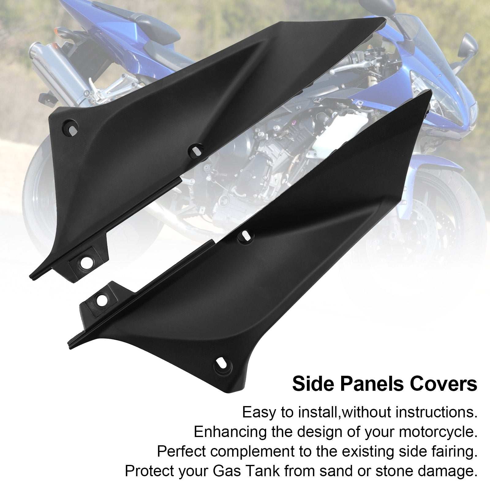 2002-2003 Yamaha YZF R1 Gas Tank Side Trim Cover Panel Fairing Cowl