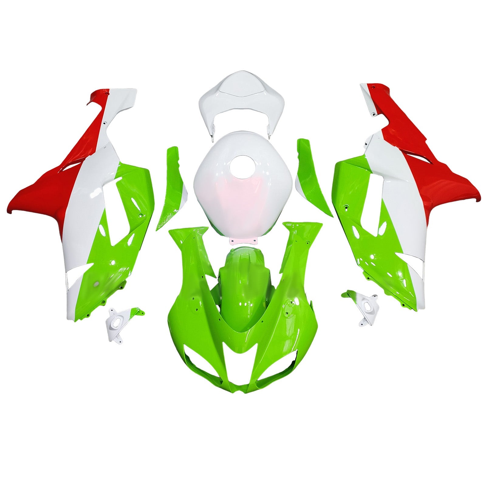 Injection Fairing Kit Bodywork Plastic ABS fit For Kawasaki ZX6R 636 2007-2008