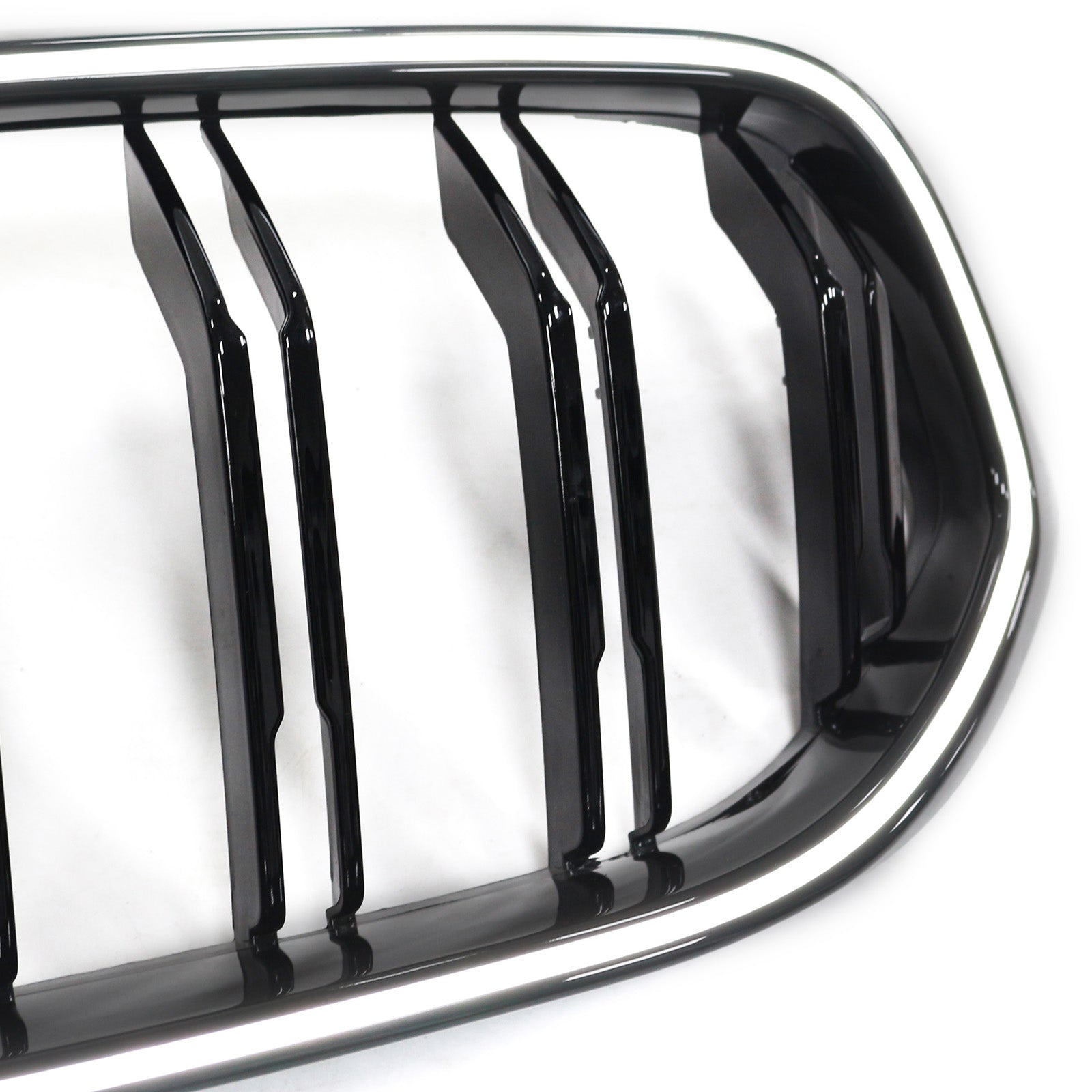 2020-2025 BMW 6 Series G32 Double Slat Black Front Kidney Grill Grille